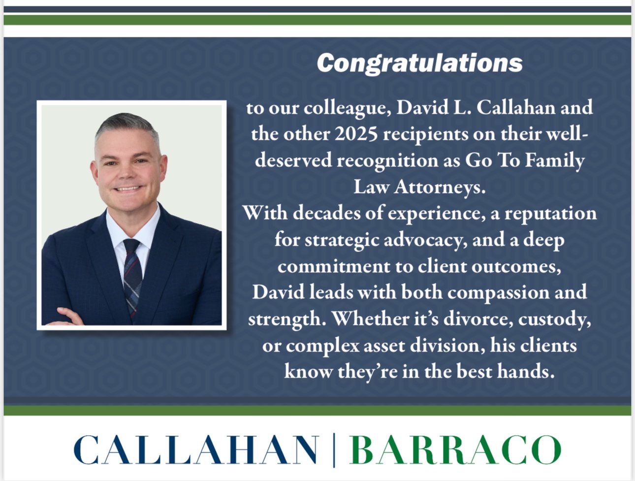 We are pleased to share... - Callahan, Inman & Bonzagni, P.C. | Facebook