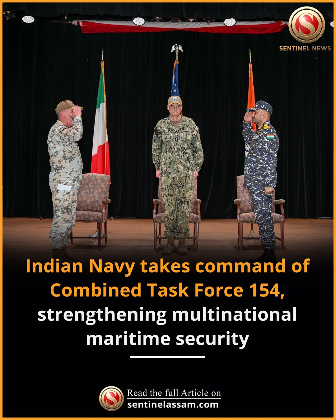 The Sentinel - The Indian Navy has officially assumed... | Facebook