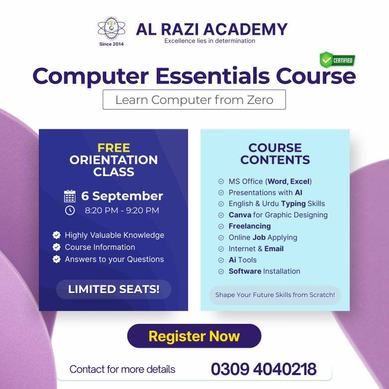 Al-Razi Academy | Lahore