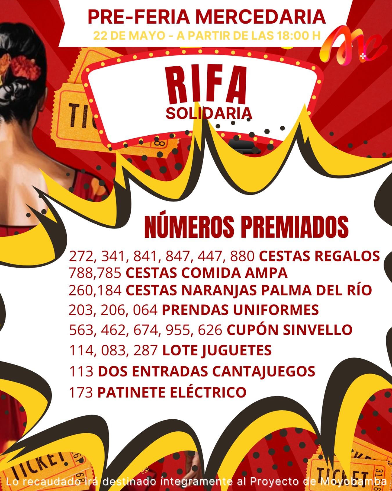 Colegio - 🎟️ ¡NÚMEROS PREMIADOS EN LA RIFA MERCEDARIA! 🎉 Aquí os ...