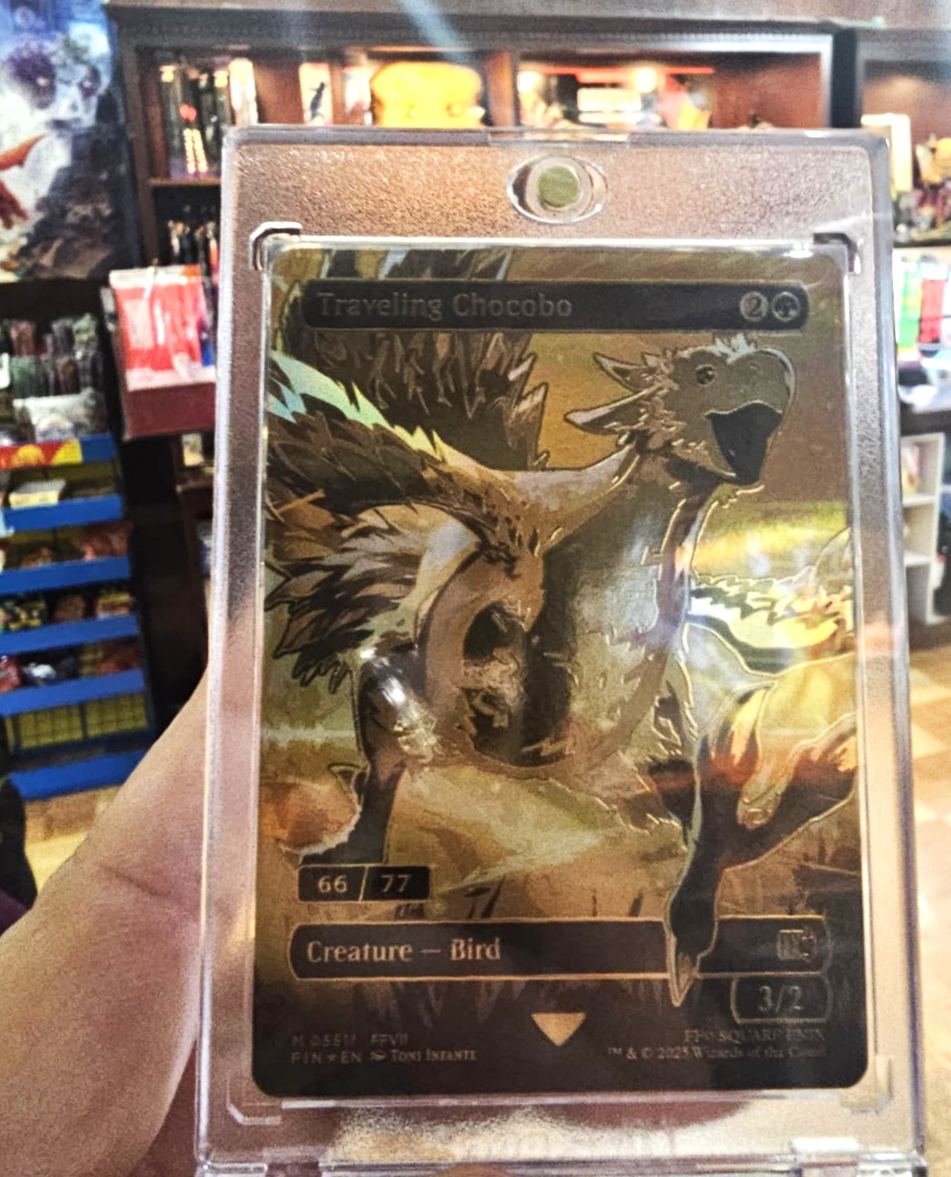 Can someone pull two neon chocobo in one collector box?
