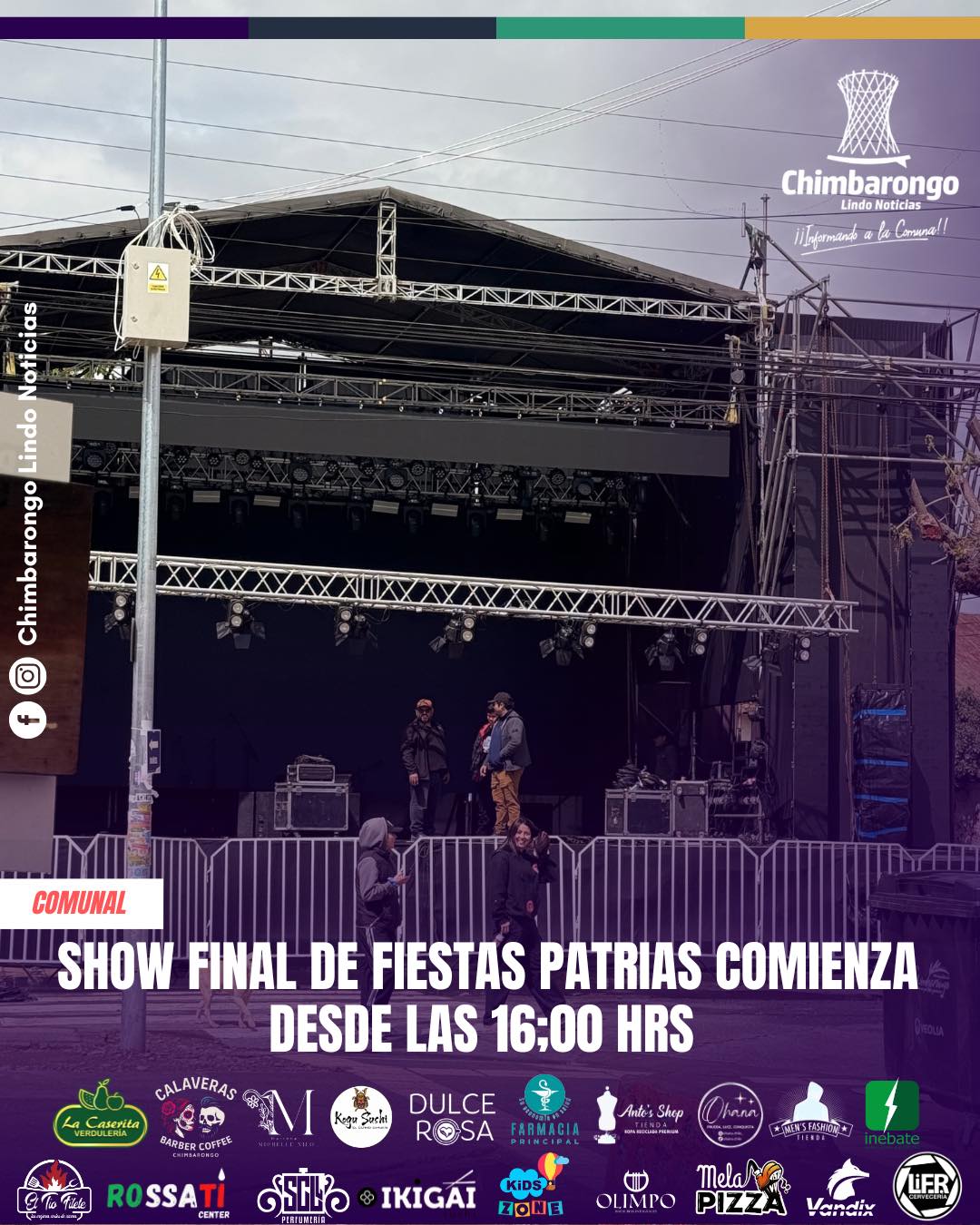 Chimbarongo - [COMUNAL] SHOW FINAL DE FIESTAS PATRIAS COMIENZA A LAS 16 ...
