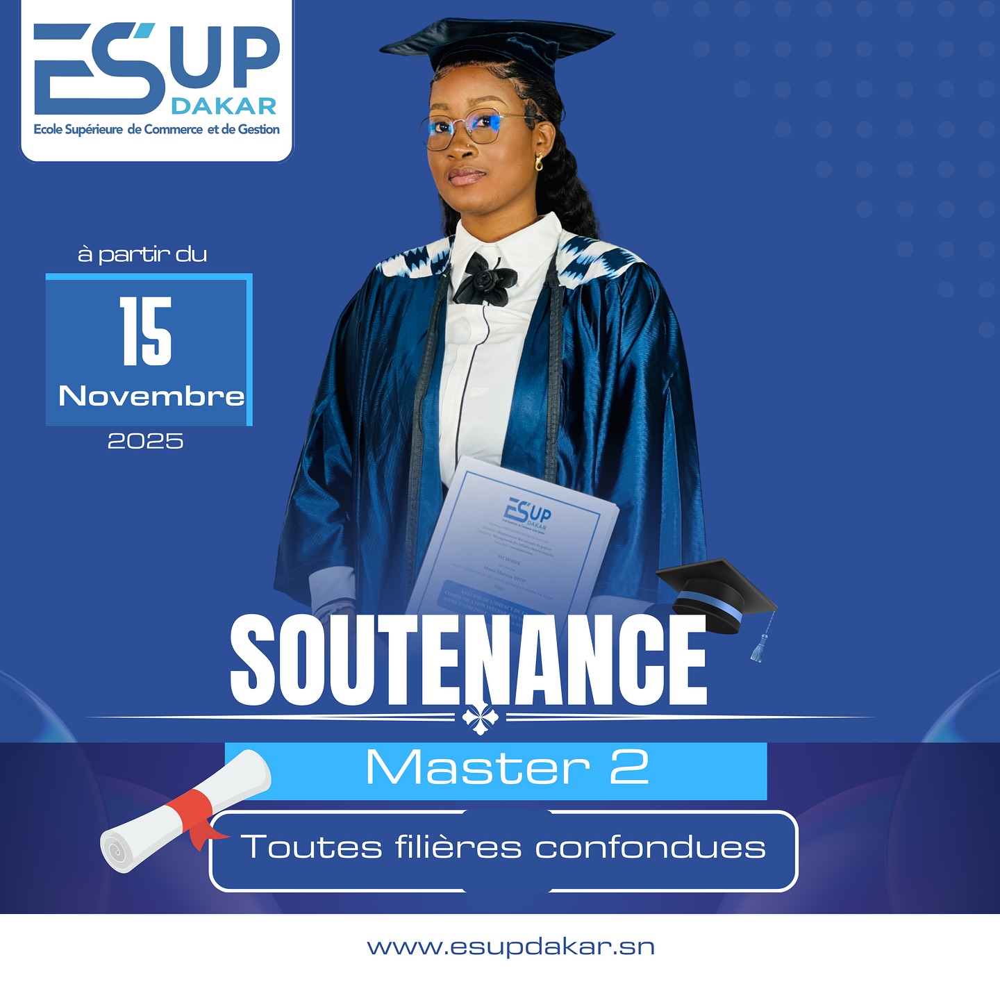 ESUP DAKAR - 🎓 Soutenances de Master 2 – Groupe ESUP Dakar... | Facebook