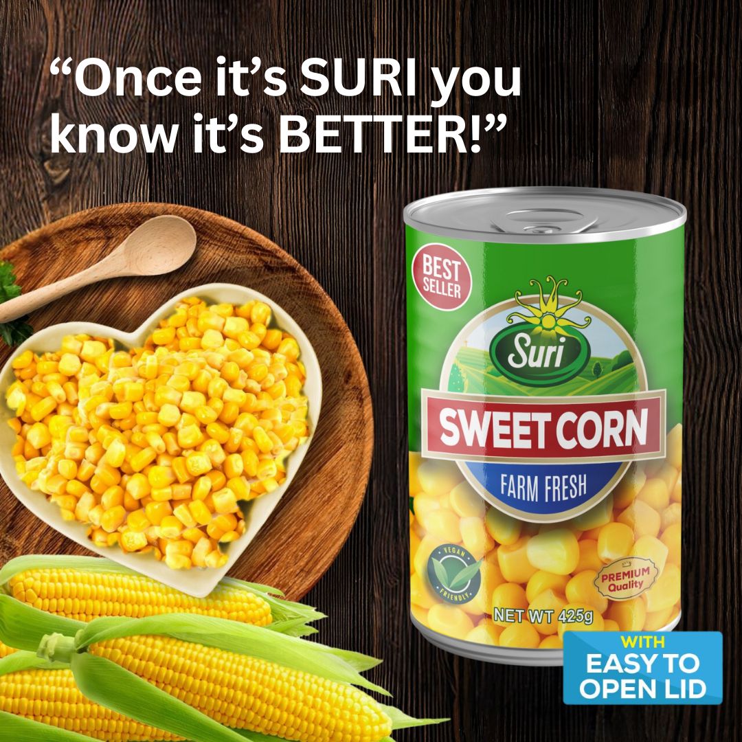 Suri - Experience the satisfying crunch of our mouthwatering sweet corn ...