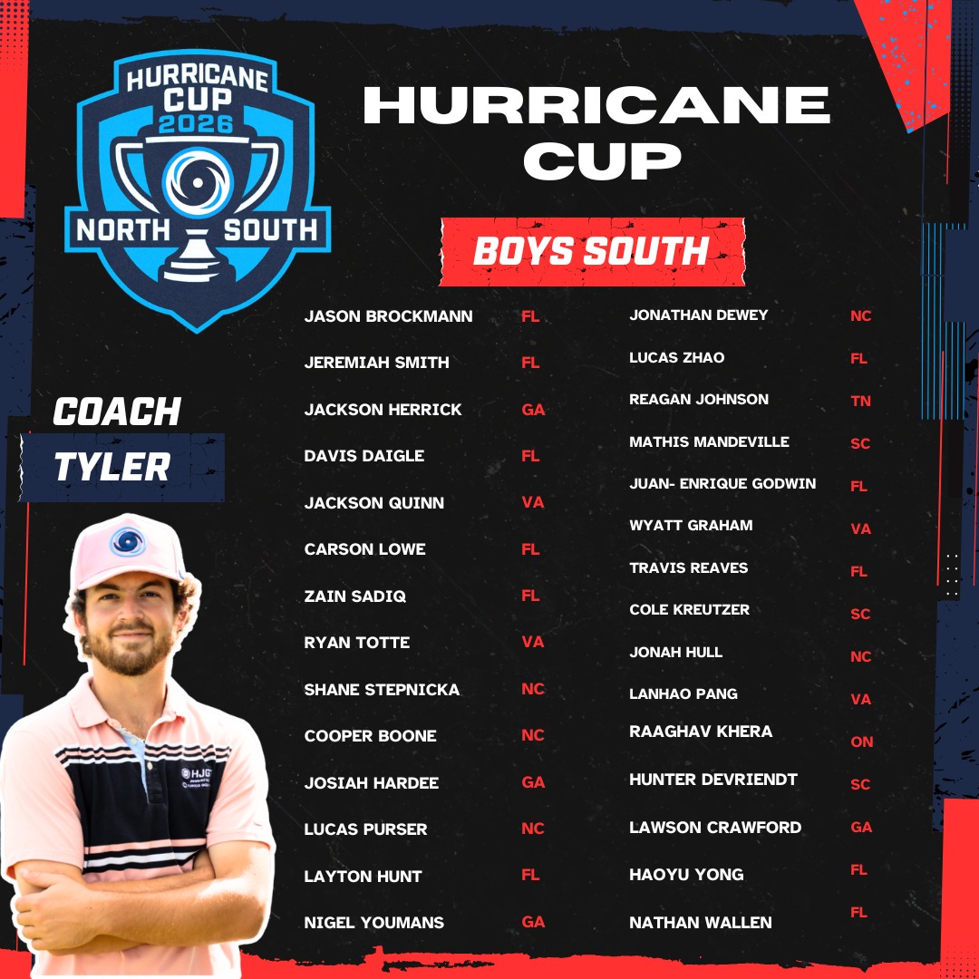 The 2026 Hurricane Cup roster... - Hurricane Junior Golf Tour | Facebook