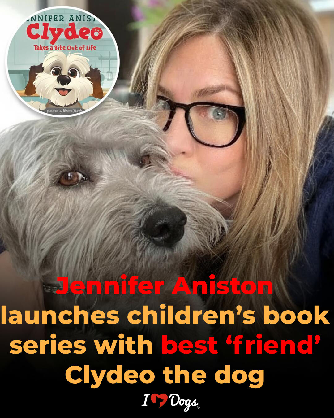 iHeartDogs - Jennifer Aniston is turning her love for her... | Facebook