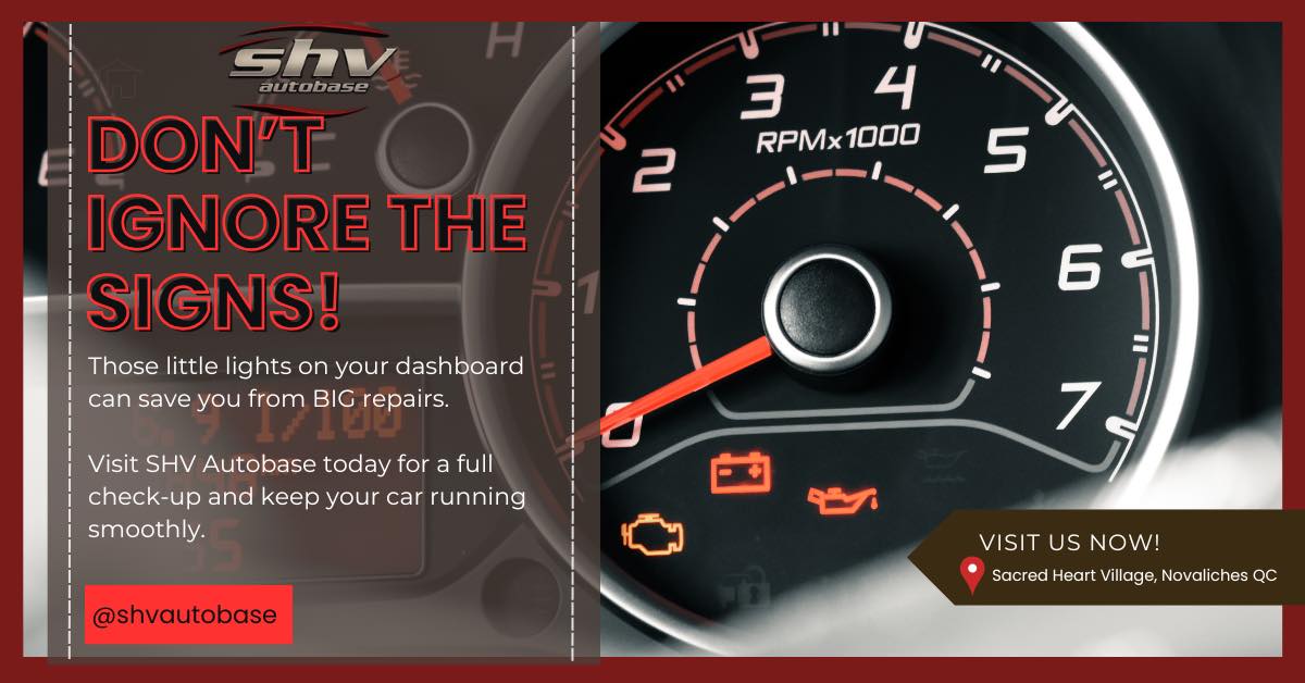 SHV - 🚨 Warning light on your dashboard? Don’t wait until it’s too late ...