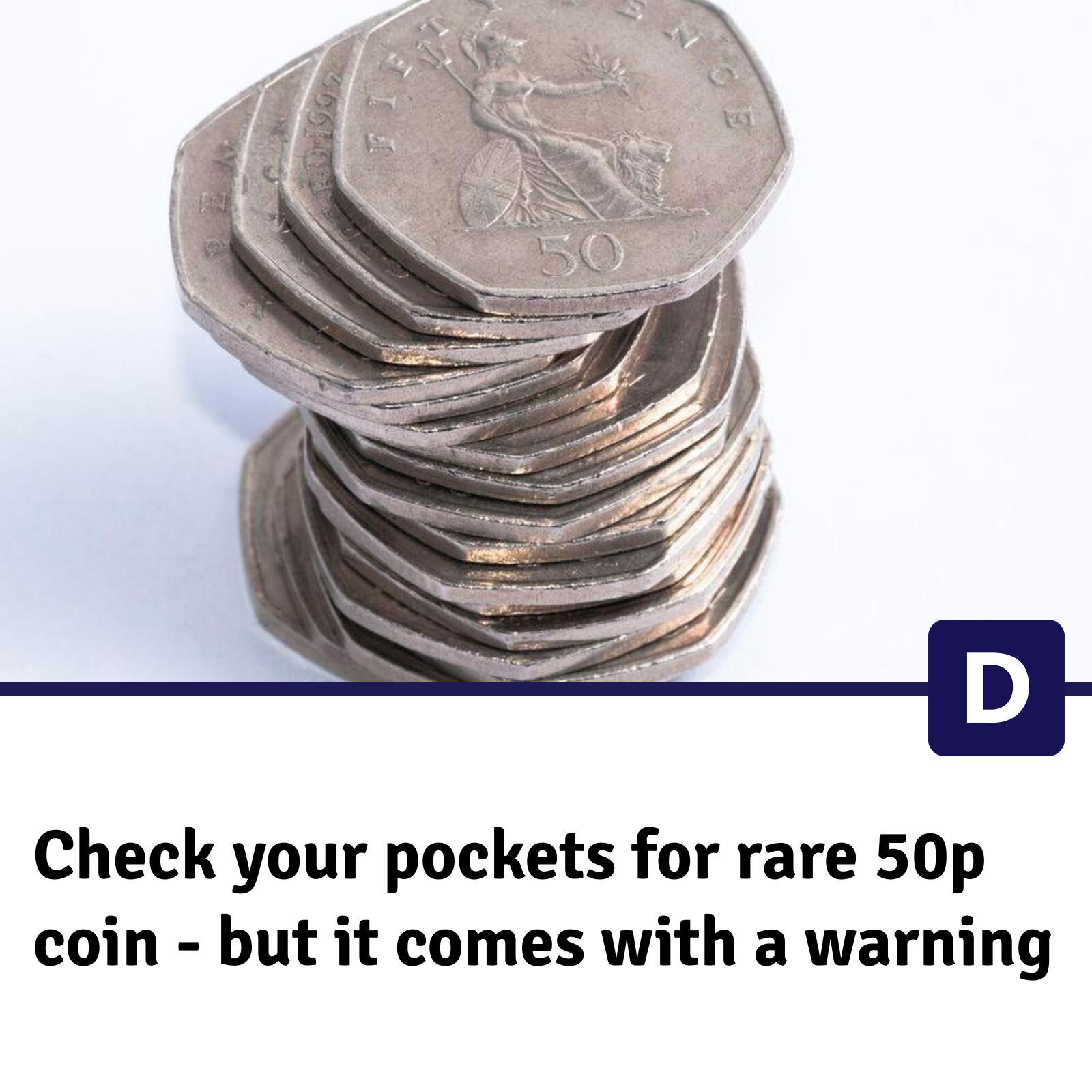 Derbyshire - The 50p coin released in 2011 could be worth significant ...