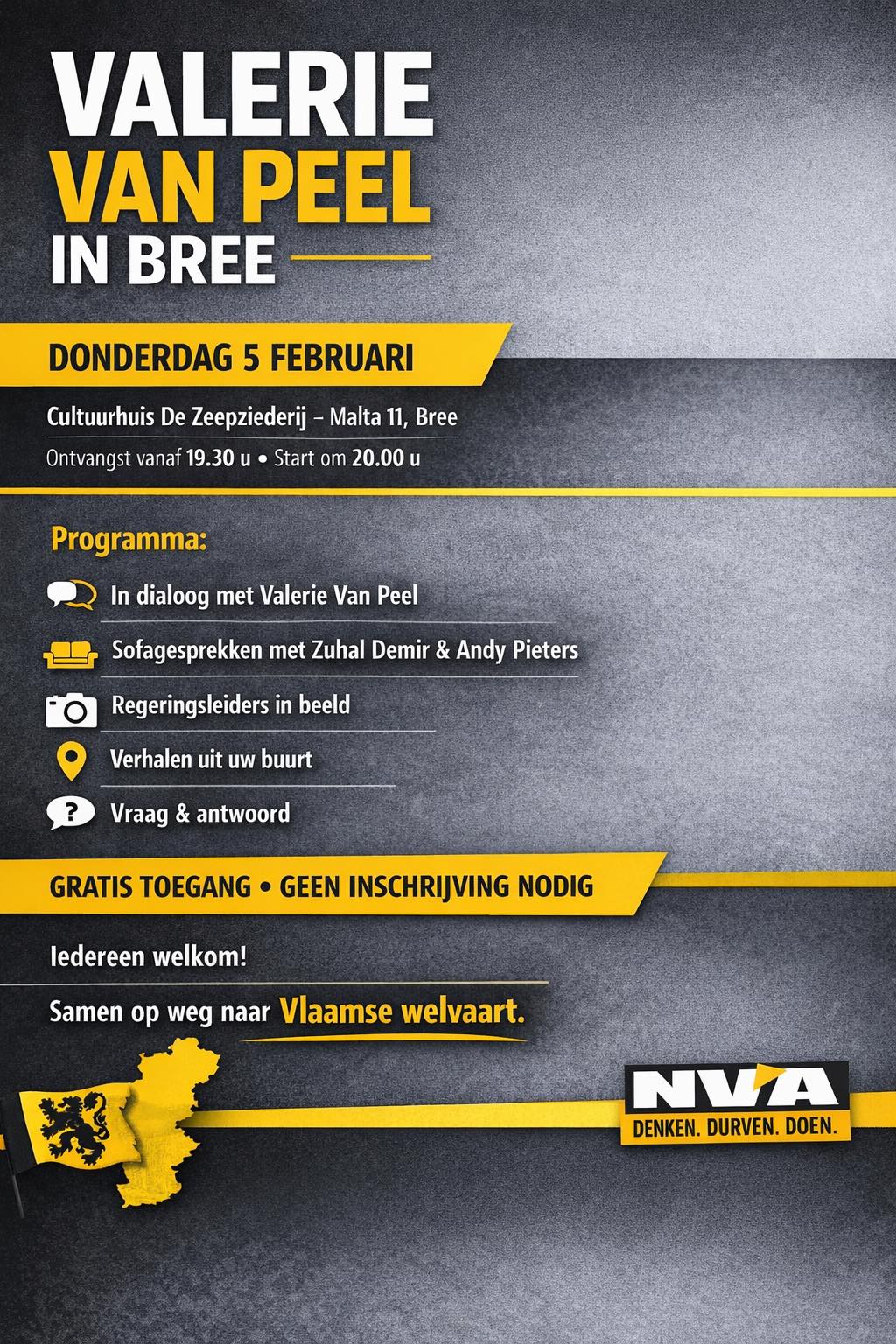 N-VA Bree - 📍 Valerie Van Peel in Bree! Op donderdag 5... | Facebook