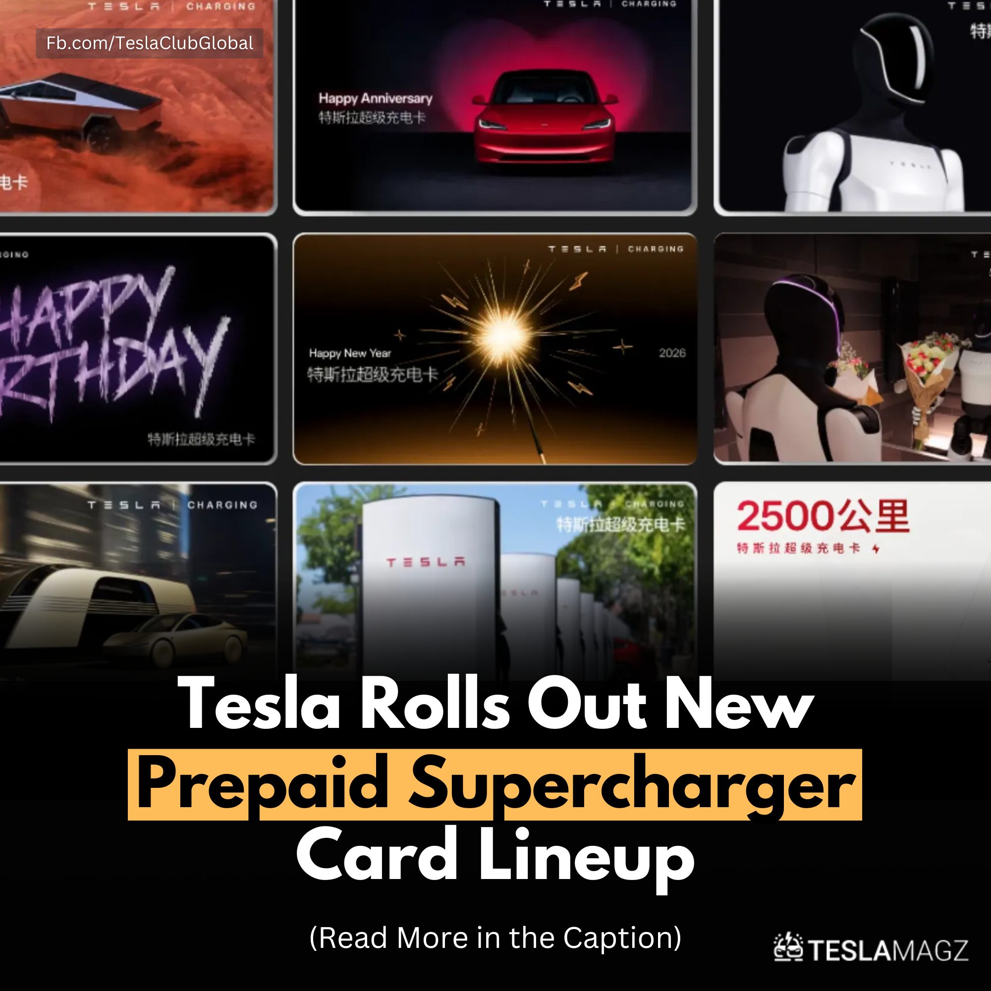 TESLA | Tesla launches Supercharger Cards with fixed kWh bundles | Facebook