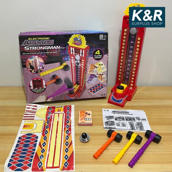 K&R - STRONGMAN Electronic Carnival Game – Hammer Challenge Set | 🇦🇺 ...