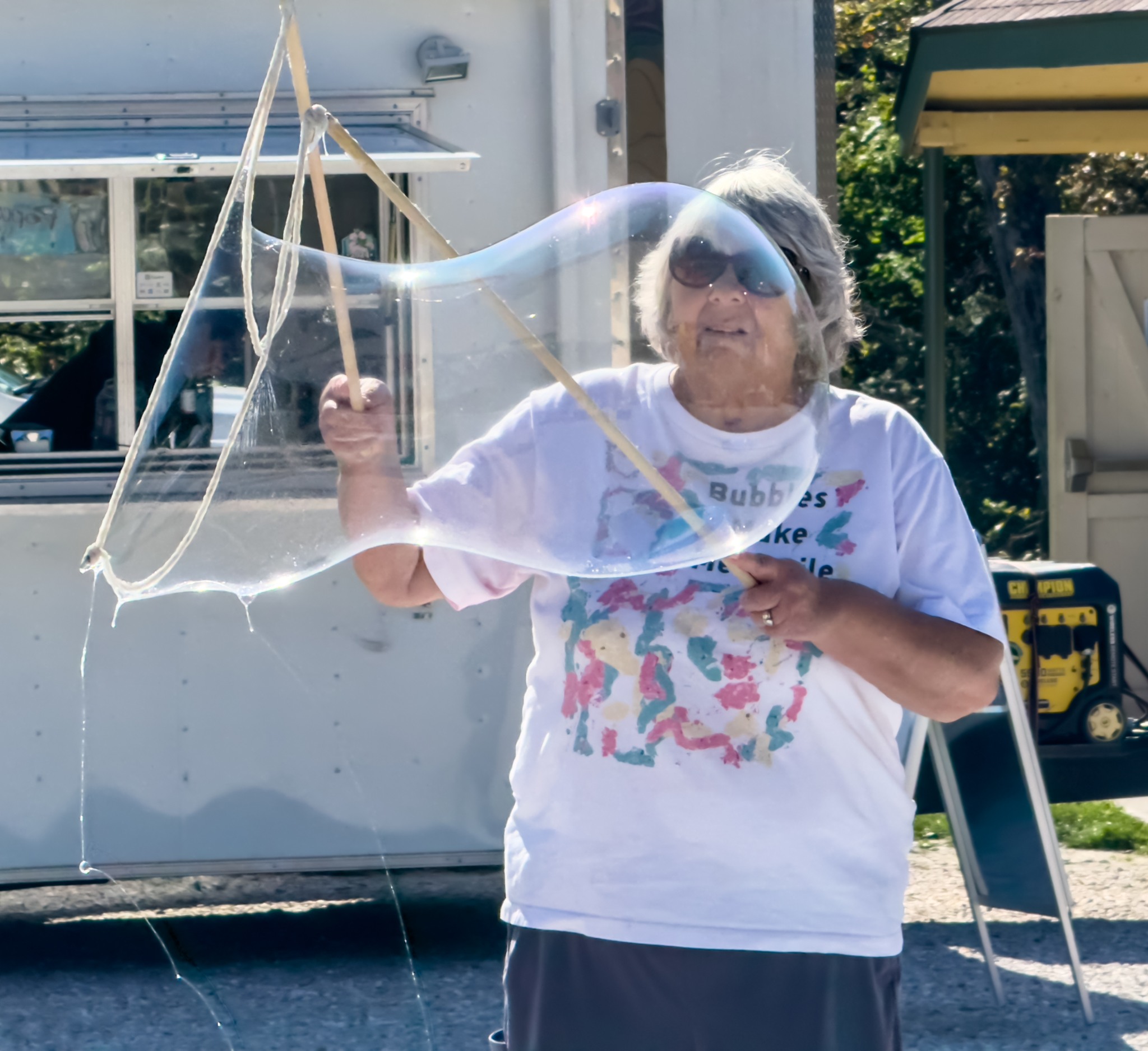 York's Bubble Lady