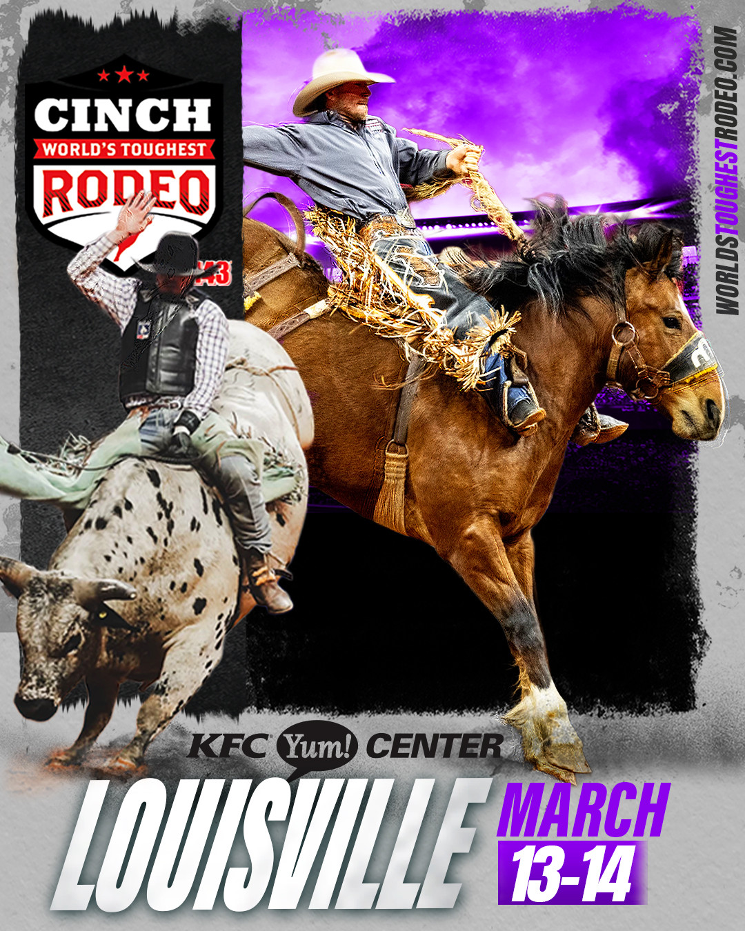 KFC - Join Cinch World's Toughest Rodeo at the KFC Yum Center for 2 ...