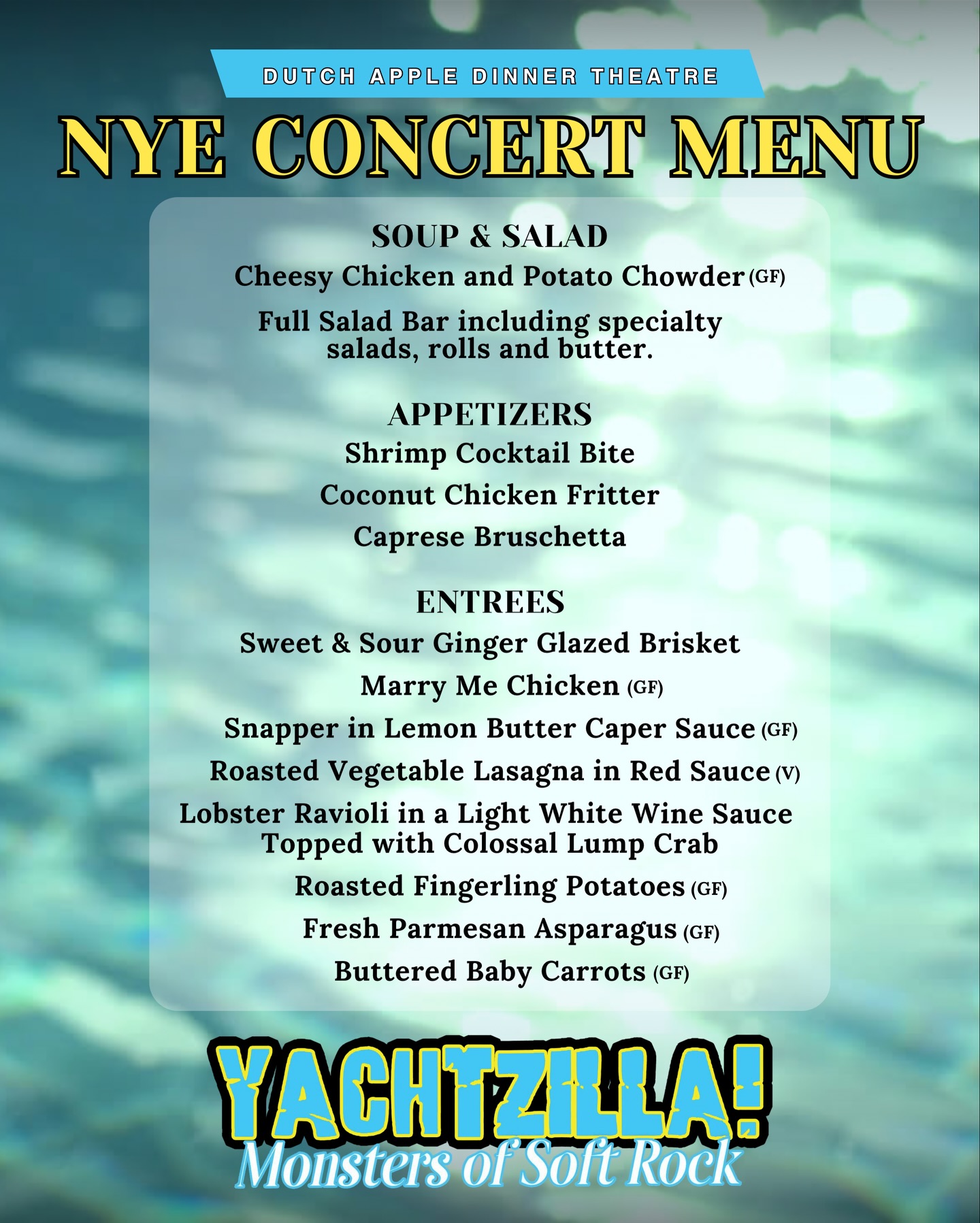 What's on the menu? A look... - Dutch Apple Dinner Theatre | Facebook
