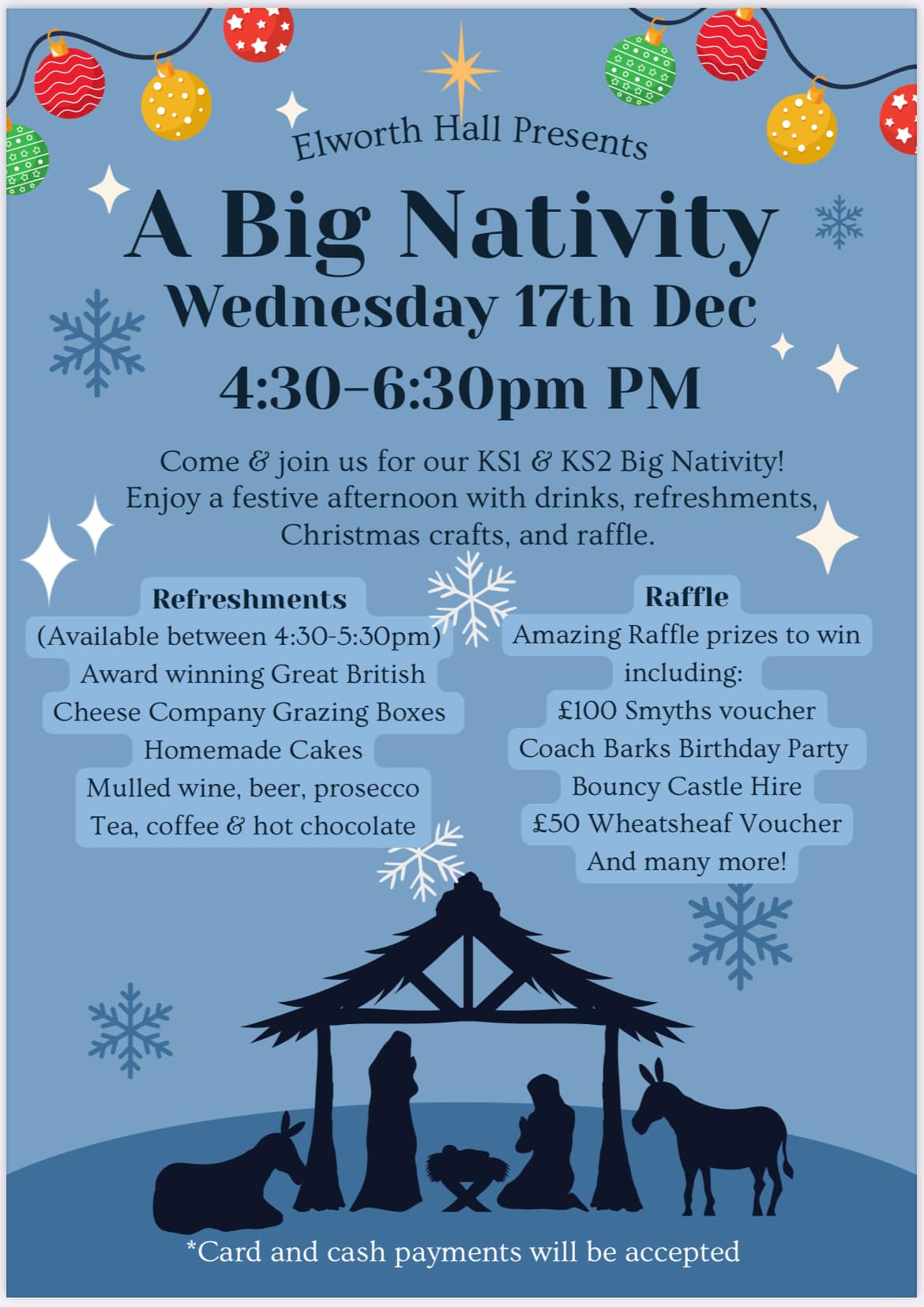 Elworth - We are delighted to welcome you to the 2025 Big Nativity! We ...