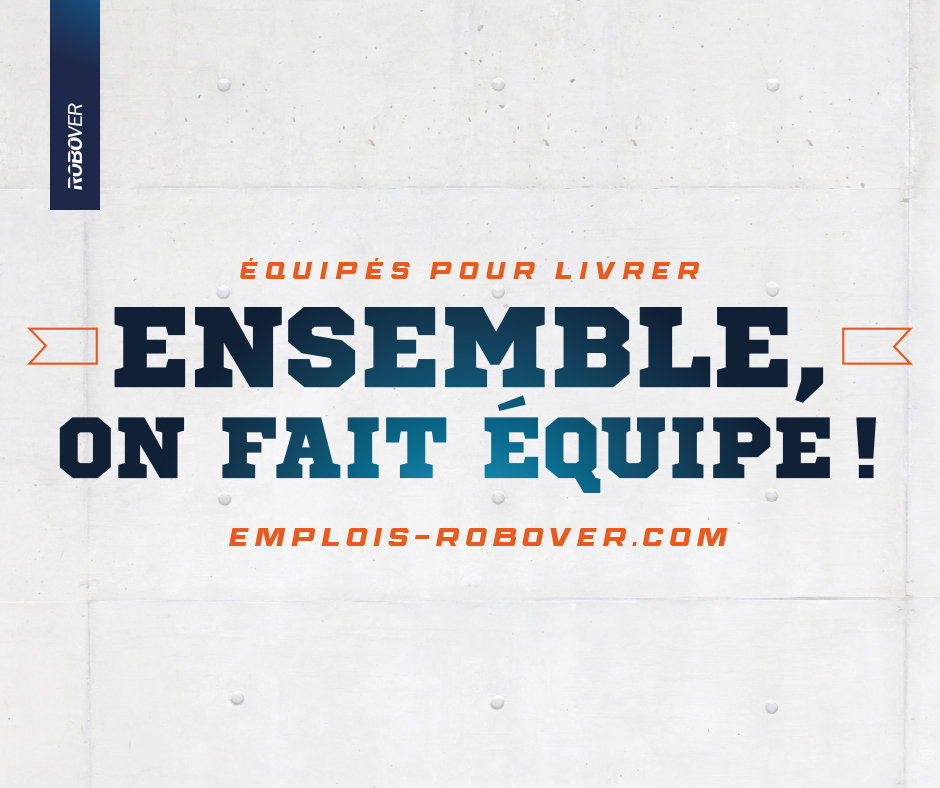 Robover - FAIS ÉQUIPE AVEC NOUS ! Vous avez une bonne capacité physique ...