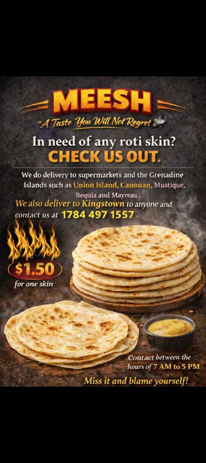 Roti skin - Food - Montrose, Saint Andrew, Saint Vincent And The ...