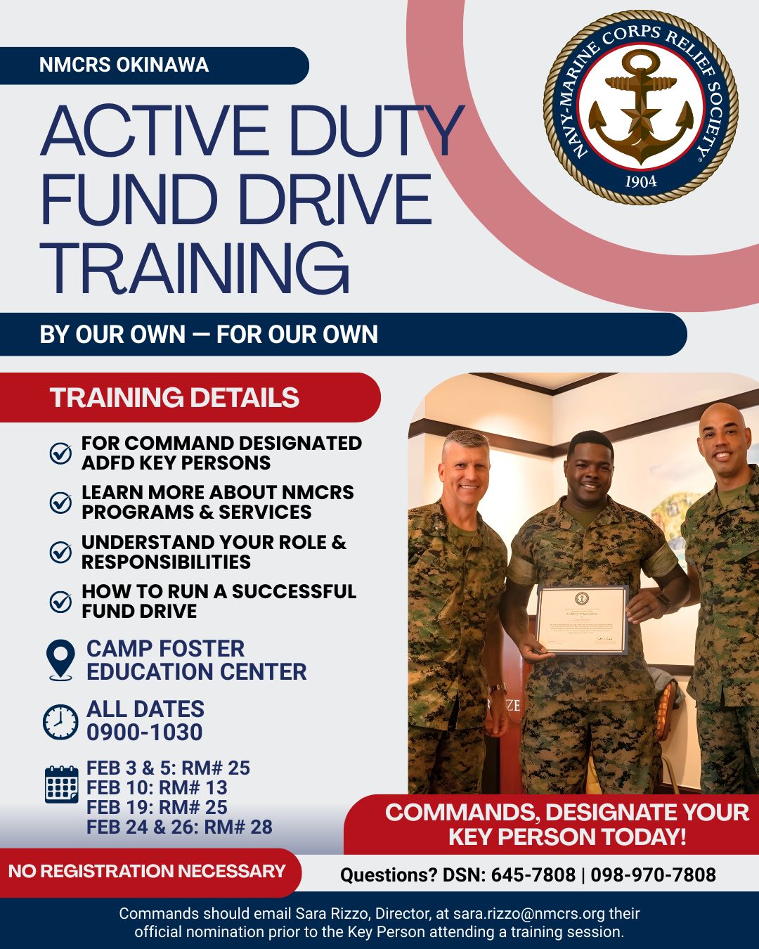 Navy - 🚨🚨 Calling all Okinawa Commands!! 🚨🚨 The Navy-Marine Corps ...