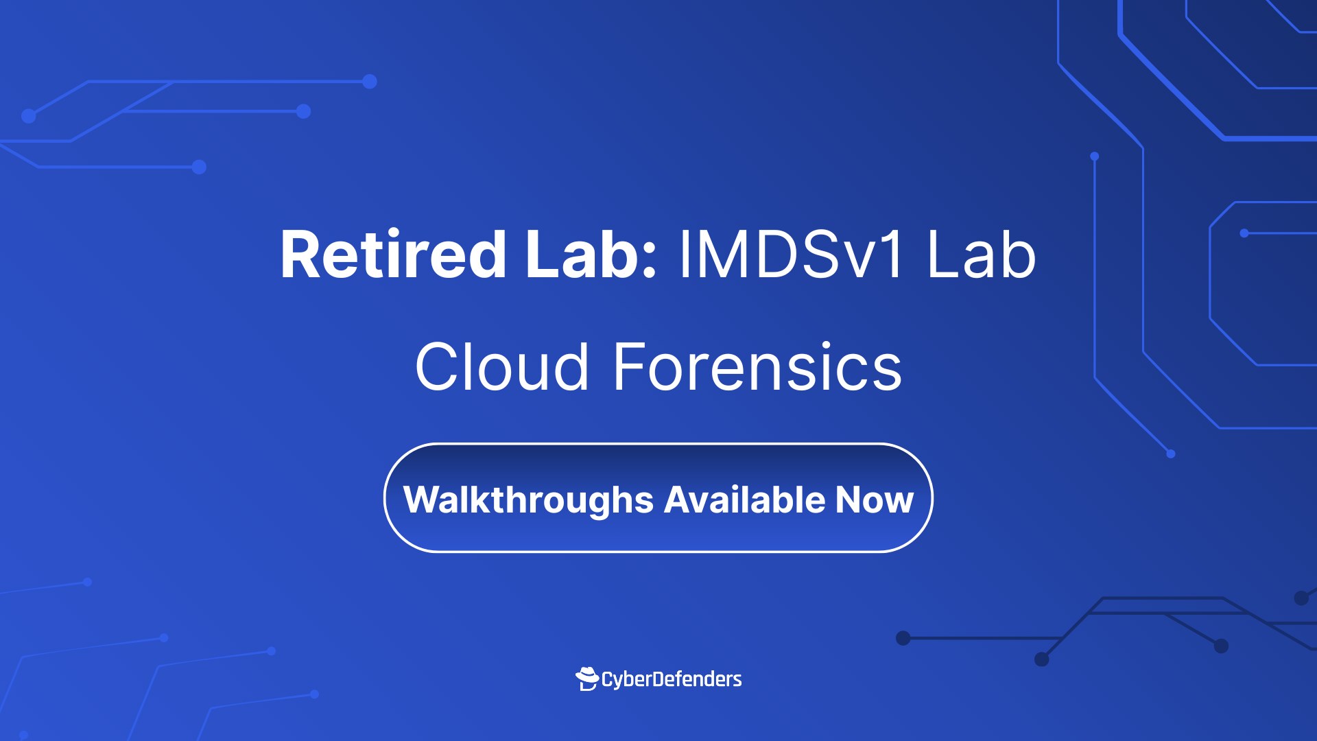 CyberDefenders - ⬅️ IMDSv1 Lab 📚 Cloud Forensics A web app... | Facebook
