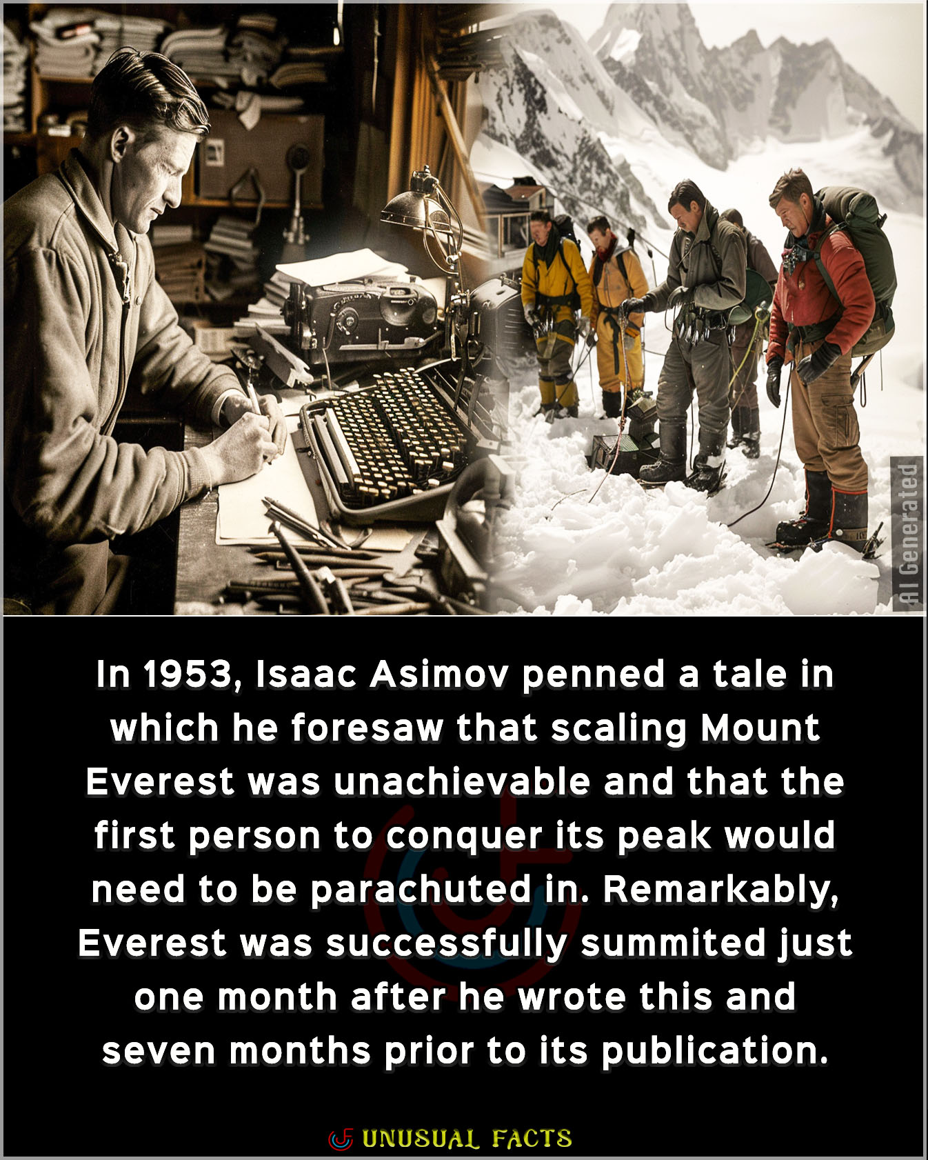 Unusual - The Prediction That Peak-ed Too Late: Isaac Asimov and Mount ...