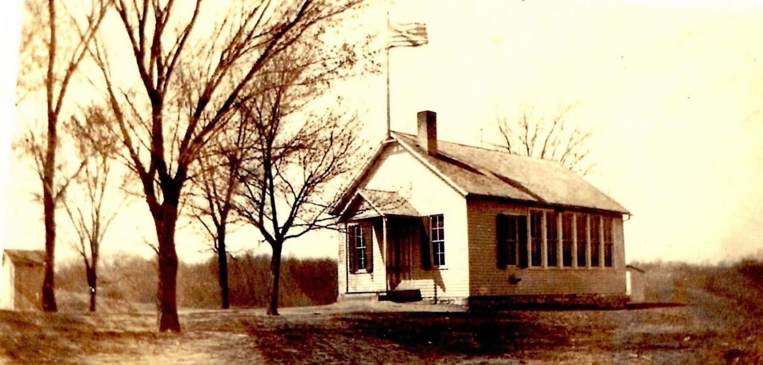 Columbia - Mueller School was built on the top of the hill on the ...