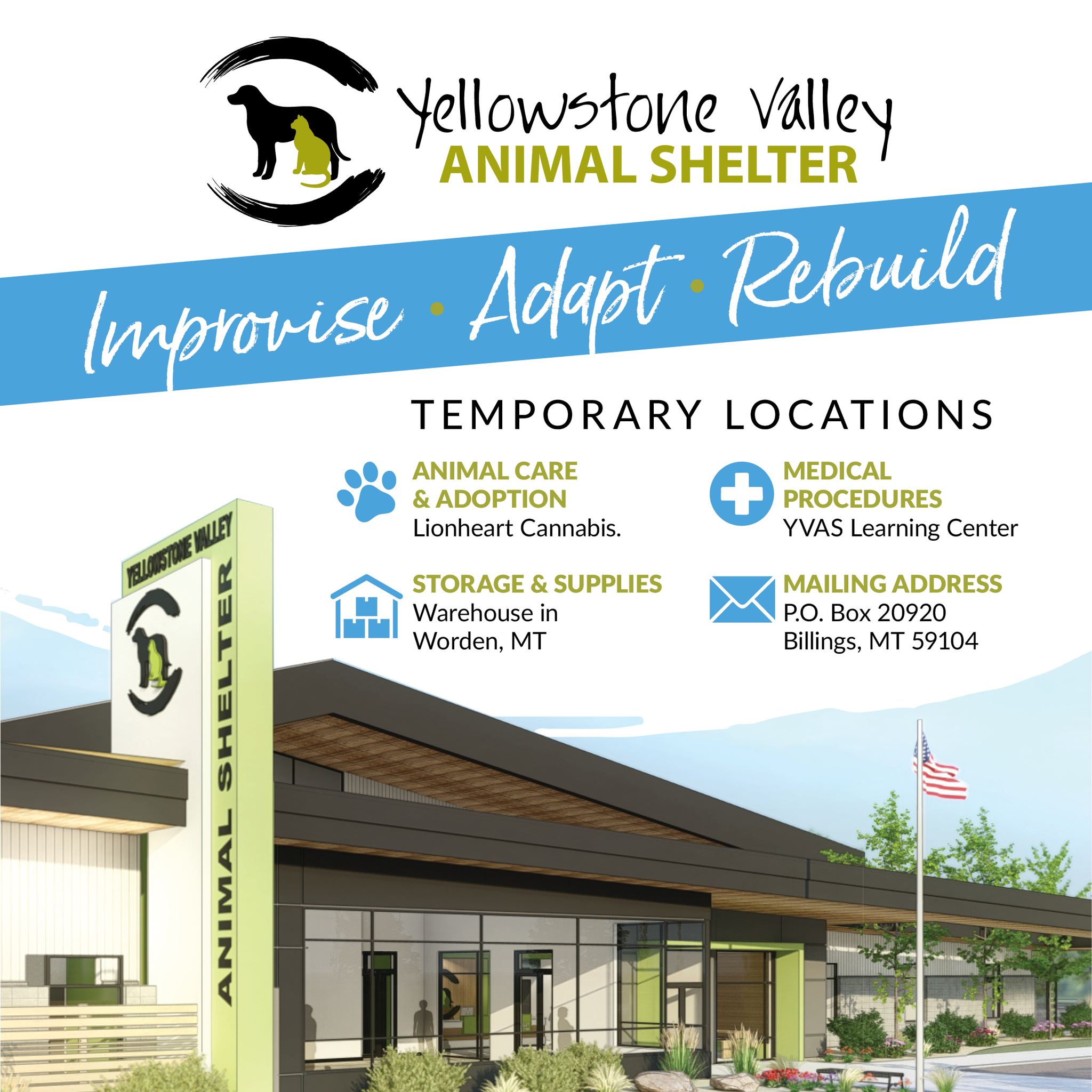 Yellowstone Valley Animal Shelter | Billings MT