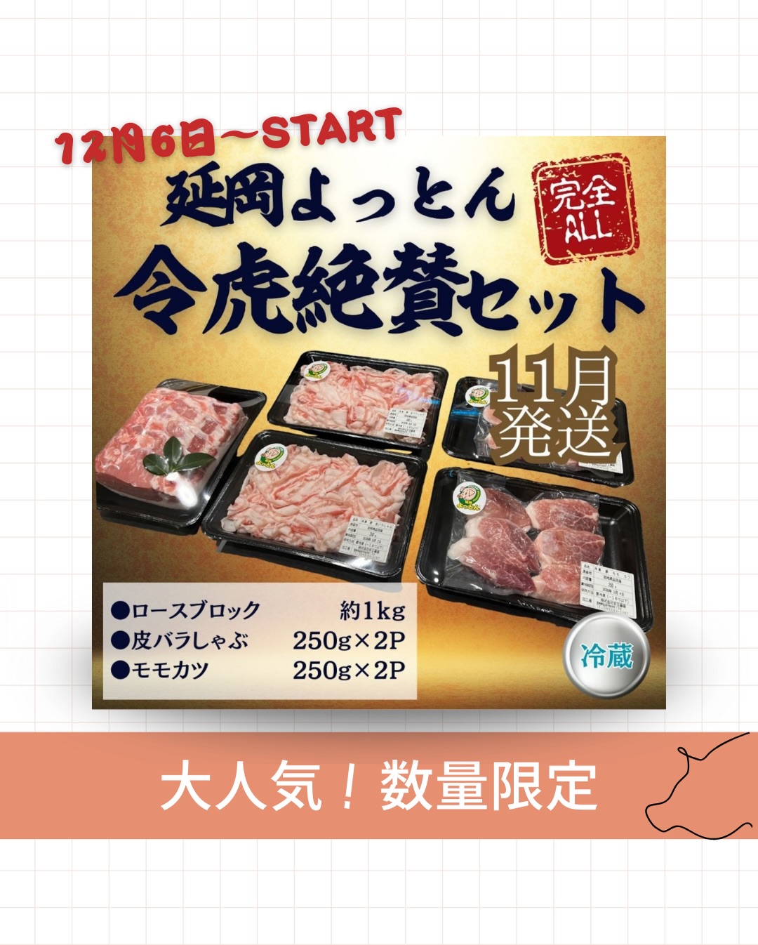 あの令和の虎の社長たちが大絶賛した、延岡よっとん豚肉【令虎絶賛