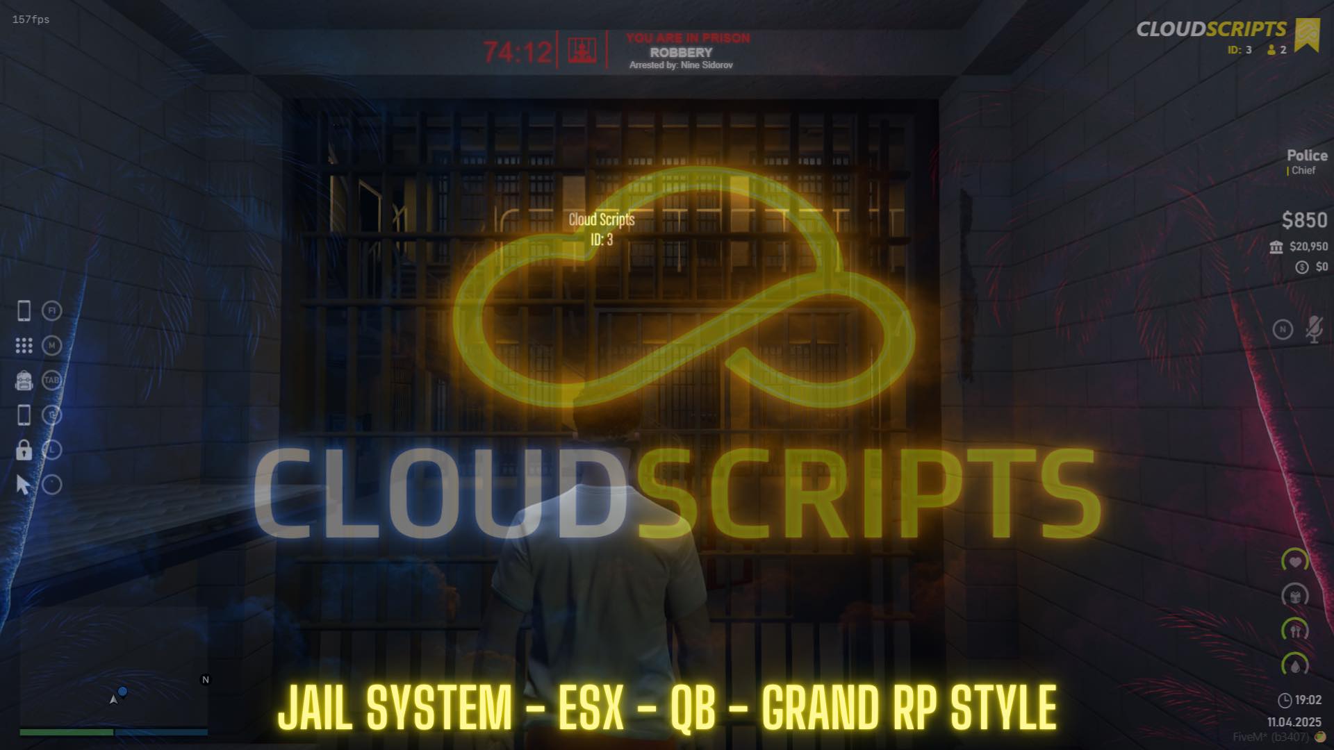 FIVEM GTA5 RP | FIVEM - JAIL SYSTEM - ESX - QB - GRAND RP STYLE | Facebook