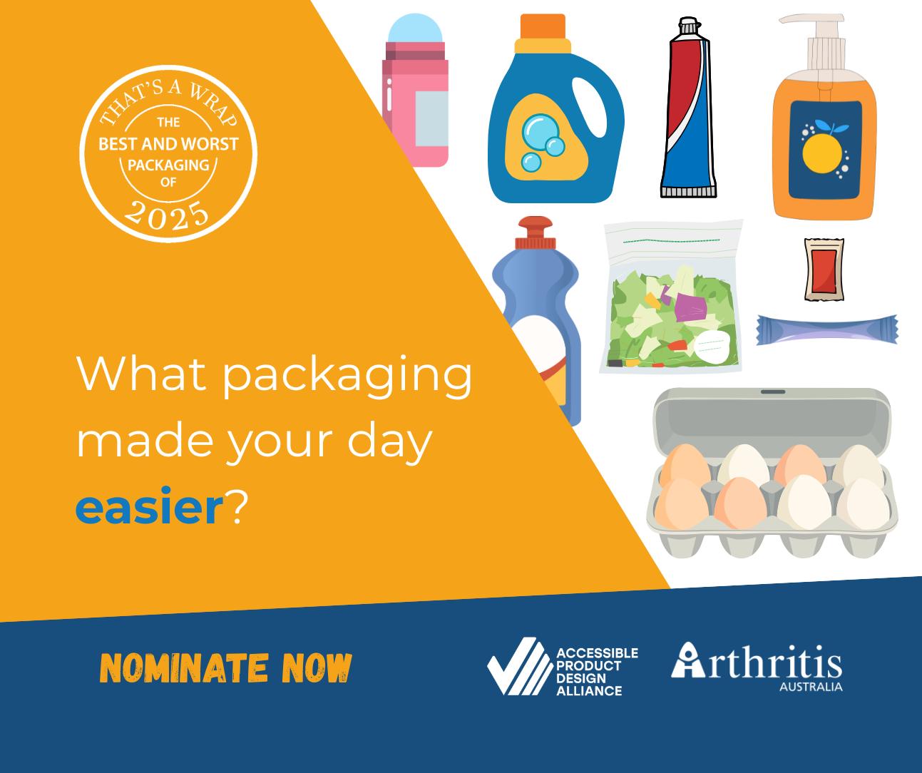 Let’s hear it for packaging that... - Arthritis Australia | Facebook