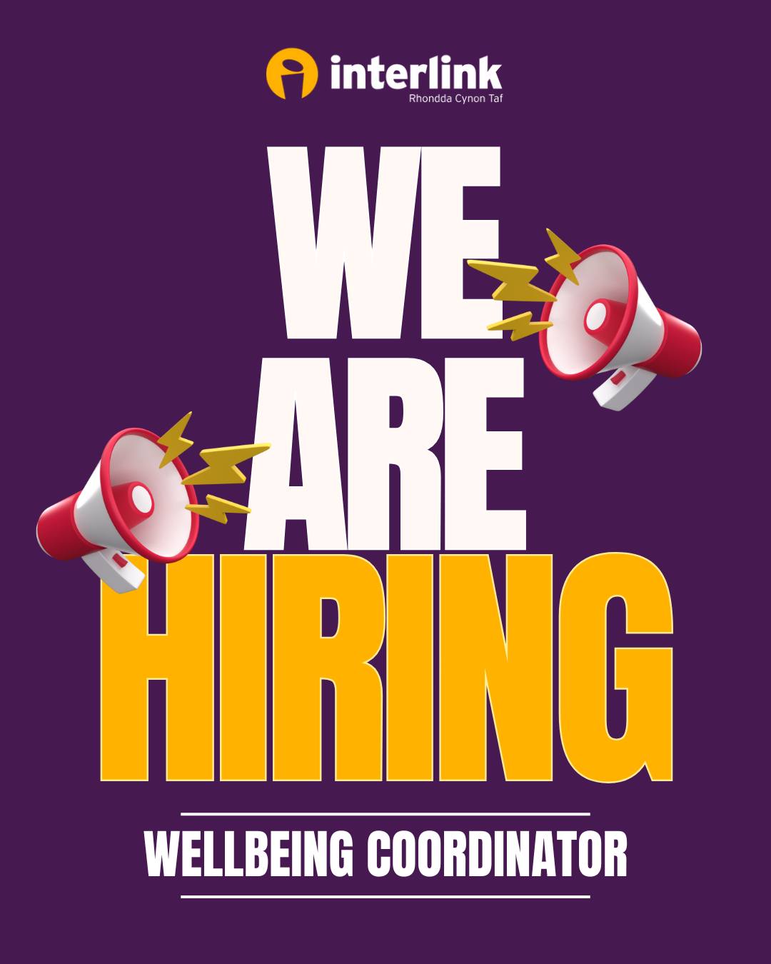 Interlink RCT - 🌟 We’re Hiring: Wellbeing Coordinator 🌟... | Facebook