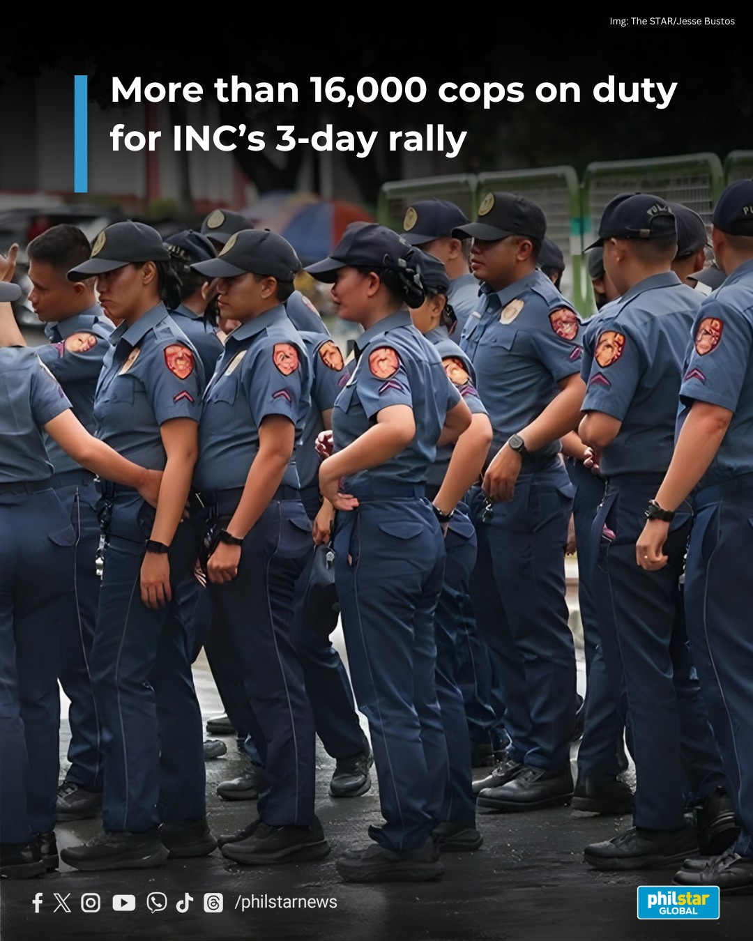 Philstar.com - PNP TO DEPLOY OVER 16,000 COPS FOR INC... | Facebook
