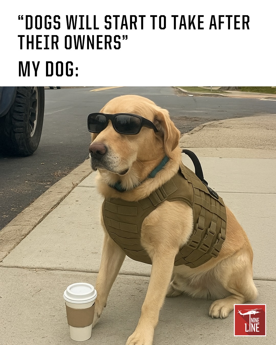 Like owner, like pup. Mission ready... - Nine Line Apparel | Facebook