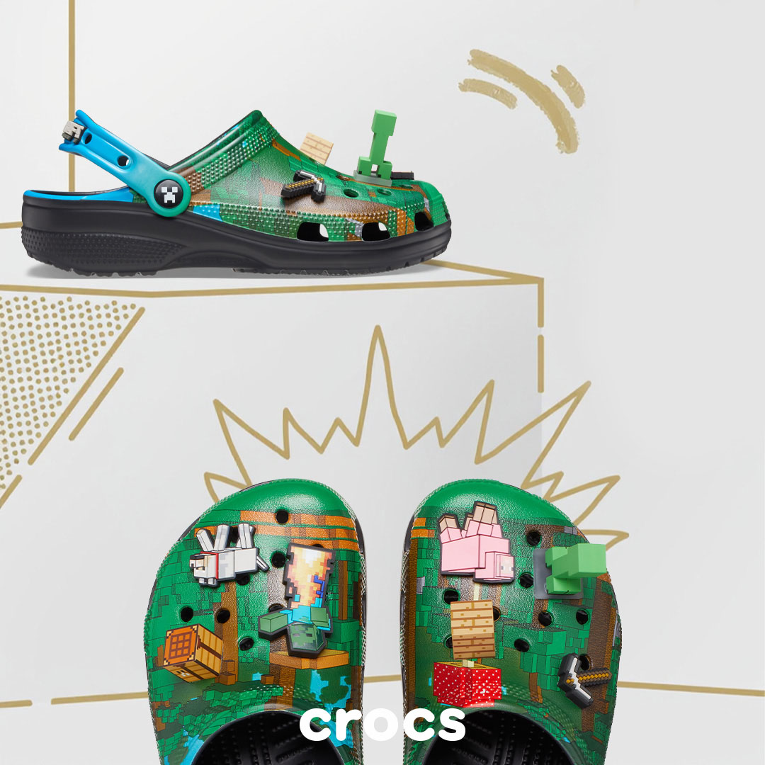Crocs - Level up your style… Minecraft mode ON! | Facebook