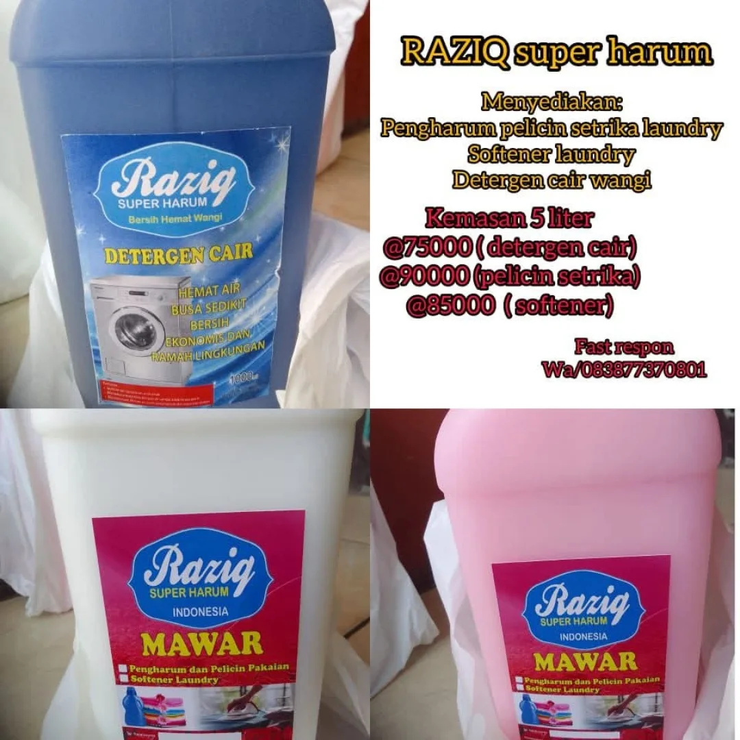 Raziq Super... - Raziq Super Harum-perlengkapan Laundry