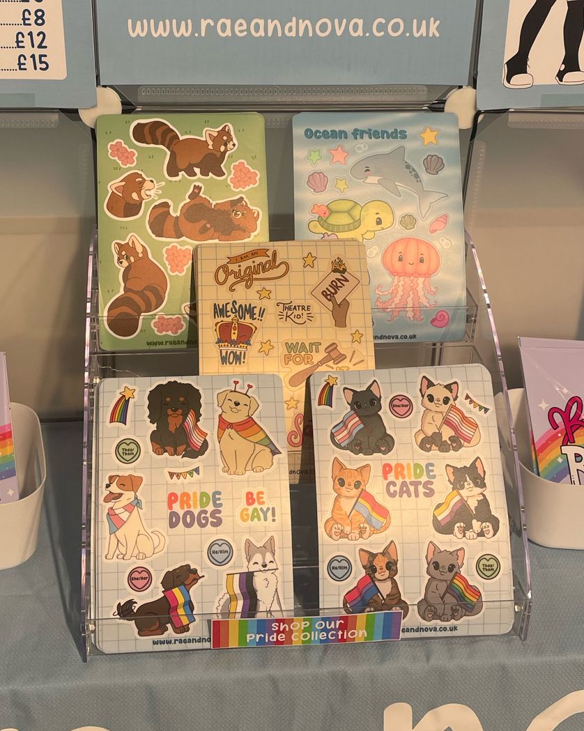 Rae - NEW sticker sheets are now available at Kenji! I’m super happy ...