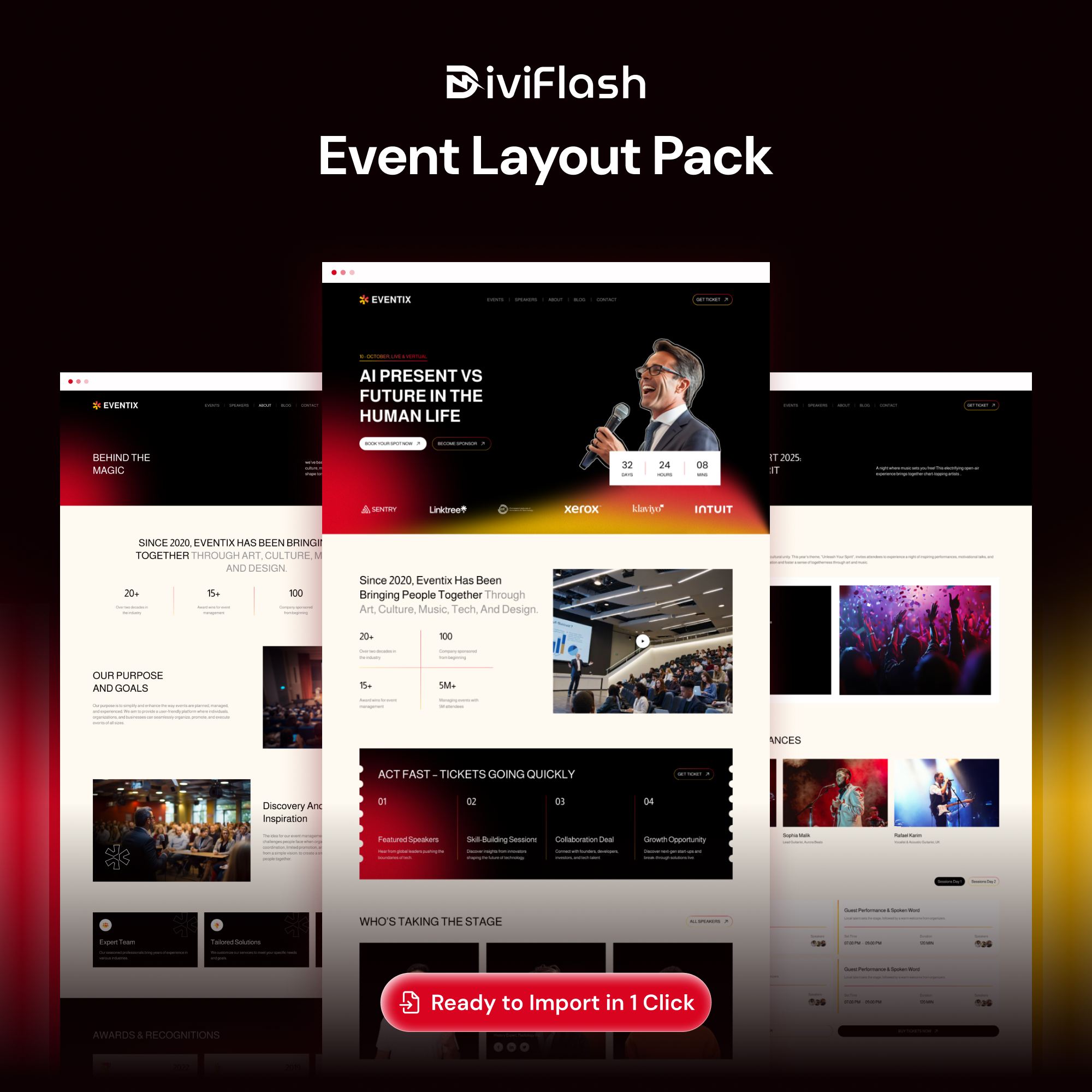 DiviFlash - 🎤 New Drop: Event Layout Pack Plan, promote,... | Facebook