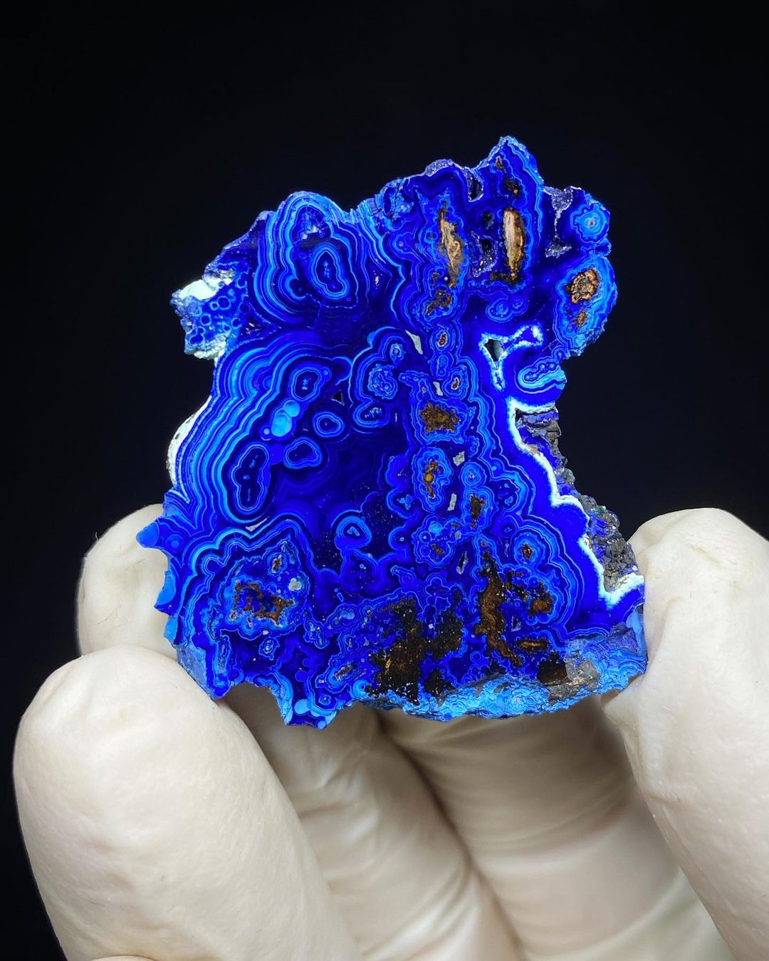 Geology - Delightful azurite slab | #Geology #GeologyPage #Minerals ...