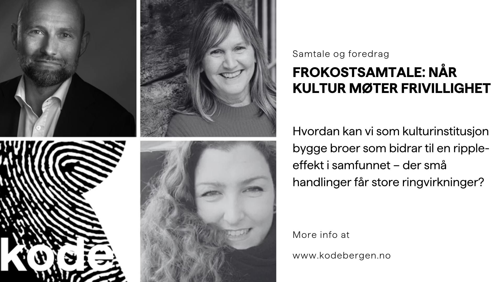 Frokostsamtale: Når kultur møter frivillighet