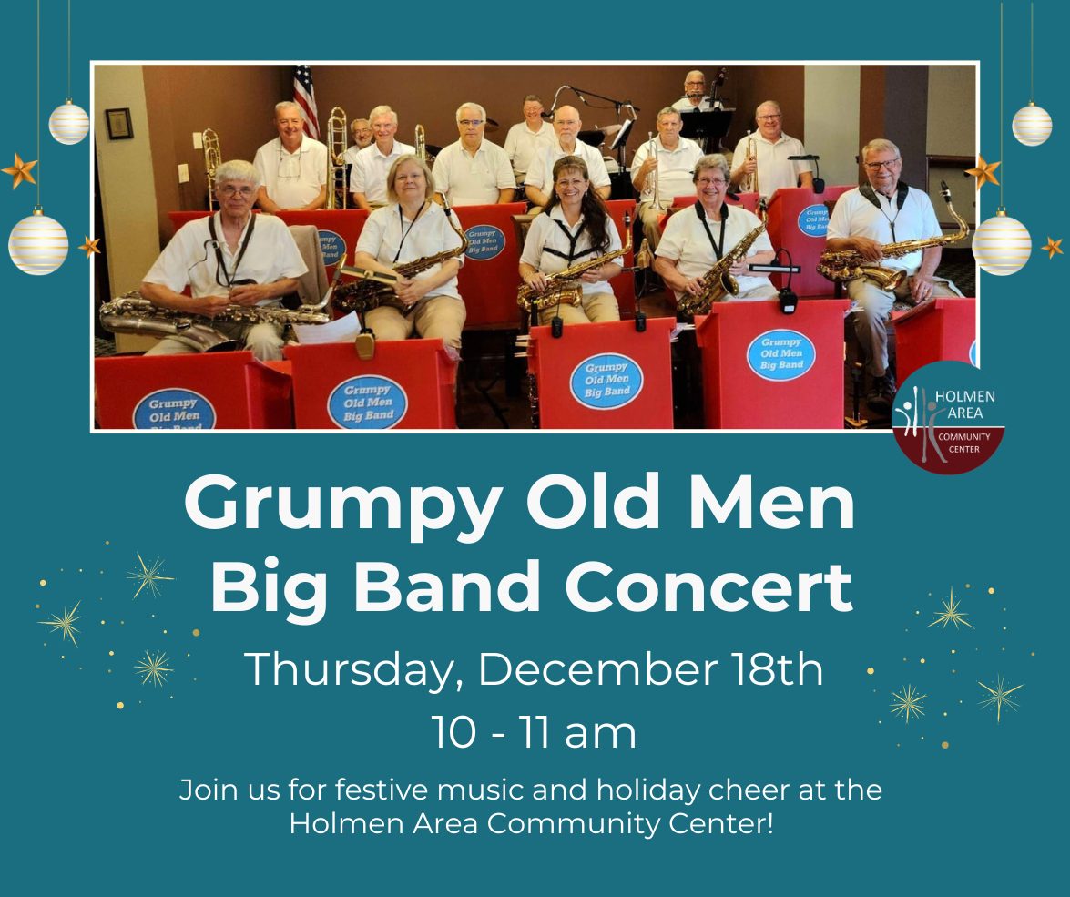 Holmen - Join us at the Center on Thursday, December 18th at 10 am for ...