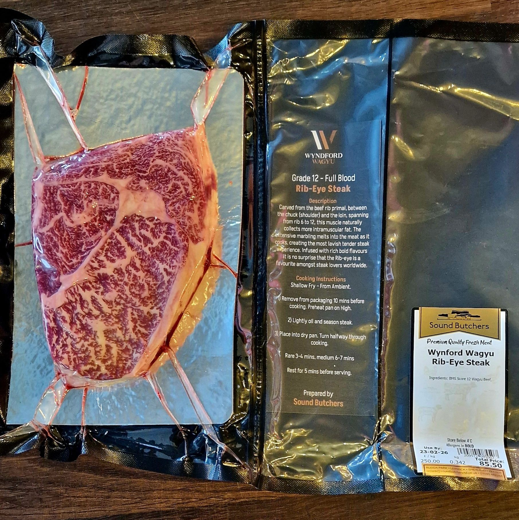 Sound Butchers - ️SOLD ️ We have one Wagyu Rib Eye that... | Facebook