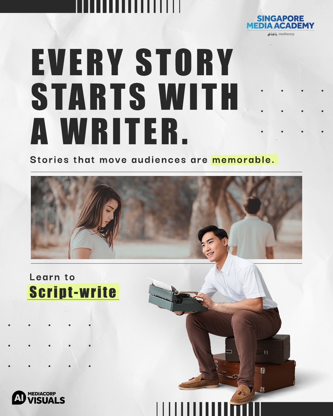 Singapore - Have stories but don't know how to write it into a script ...