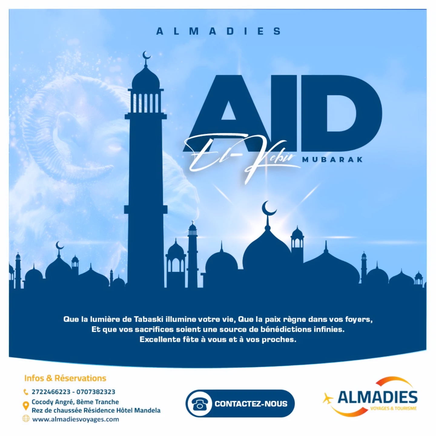 Almadies - En ce jour béni, toute l’équipe de Almadies Voyages vous ...