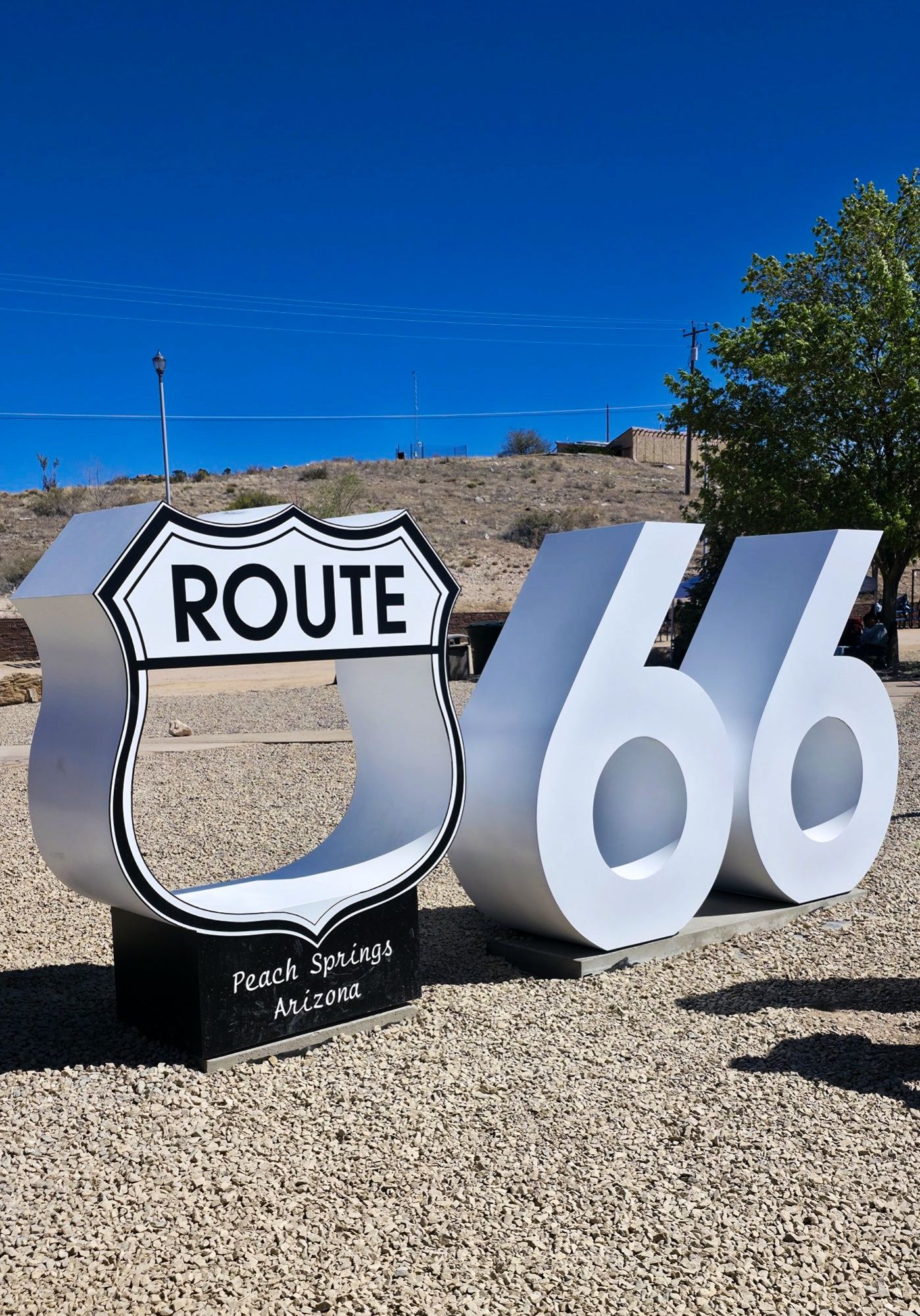 Peach Springs Arizona has a Cool Route 66 Tribute