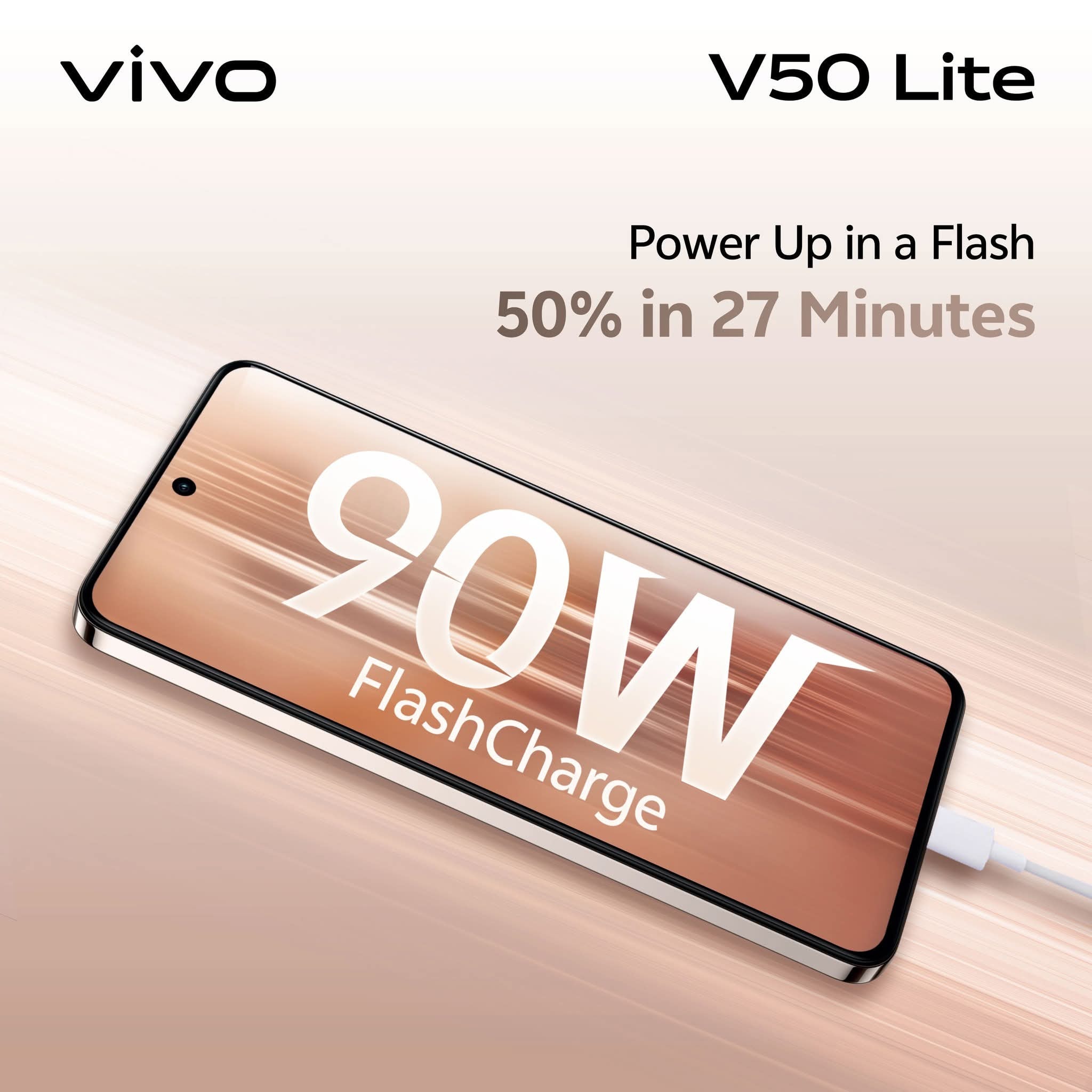 SHEBA - From zero to 50% in just 27 minutes, the vivo V50 Lite keeps up ...