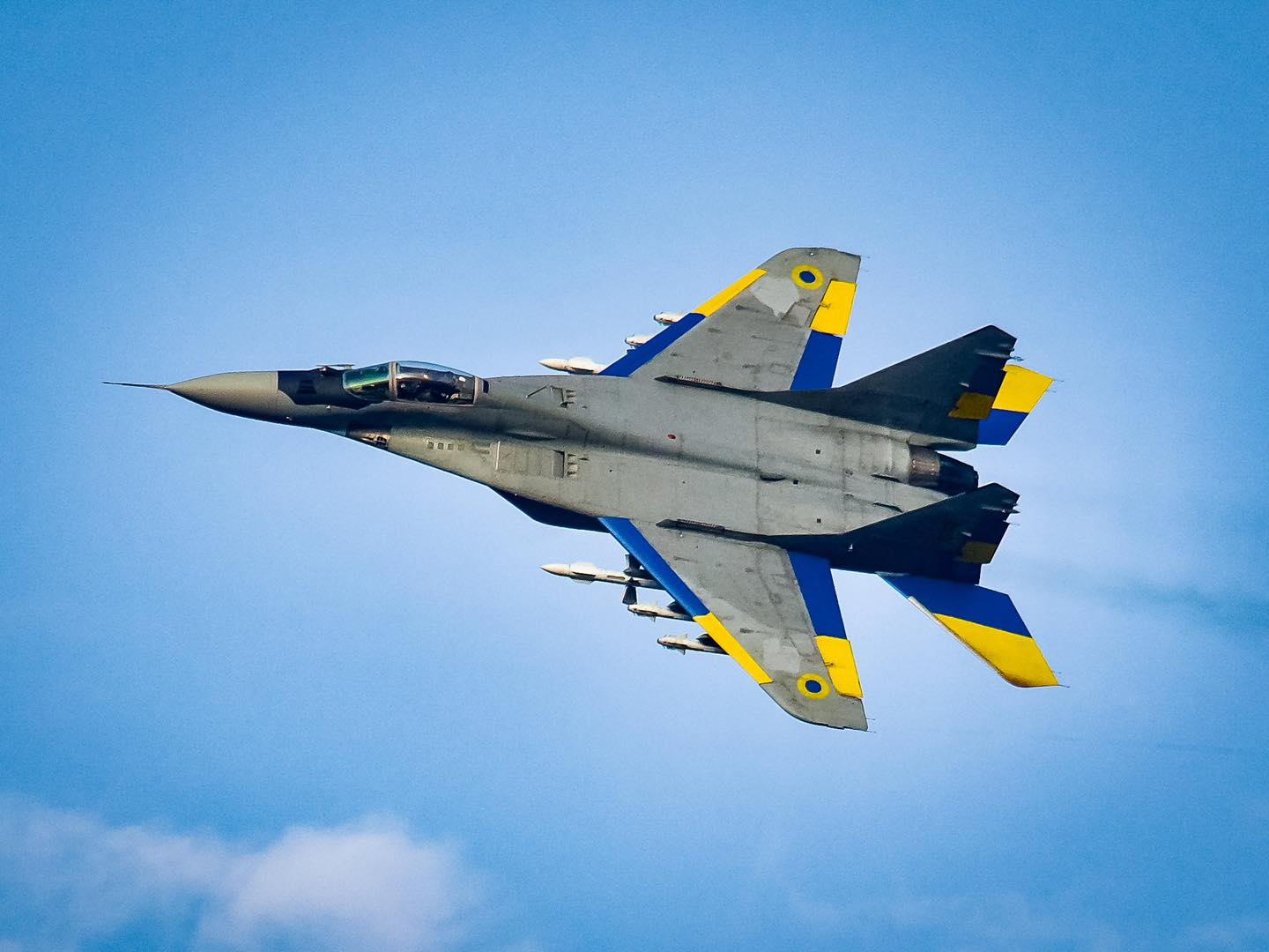 MiG-29 in service with the Ukrainian Air Force.