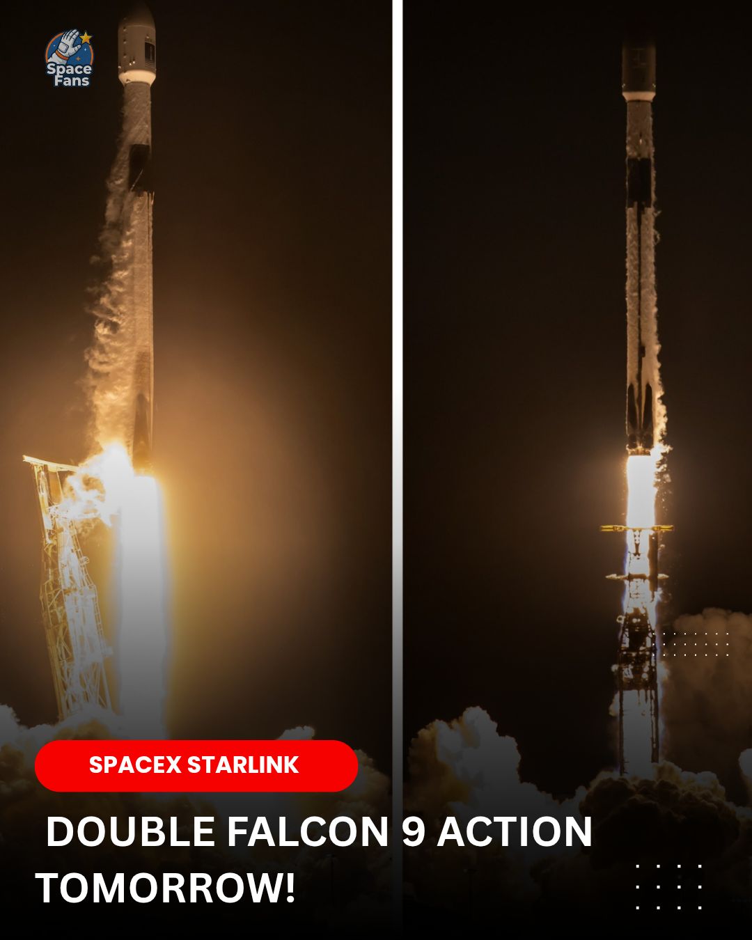Space - 🚀 DOUBLE ROCKET LAUNCH ALERT!🚀 SpaceX is pulling off a rare ...