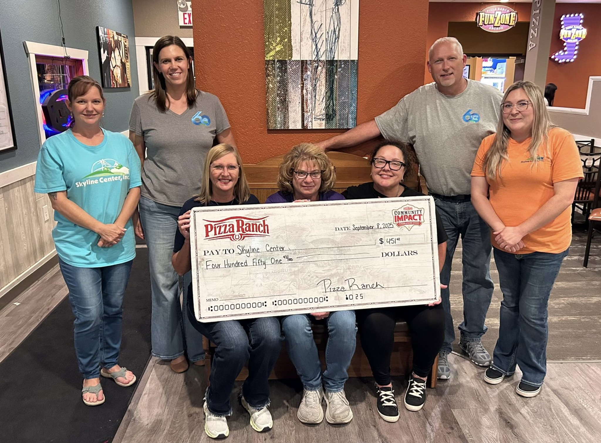 Pizza - Thank you Skyline Center Inc for volunteering at our Pizza ...