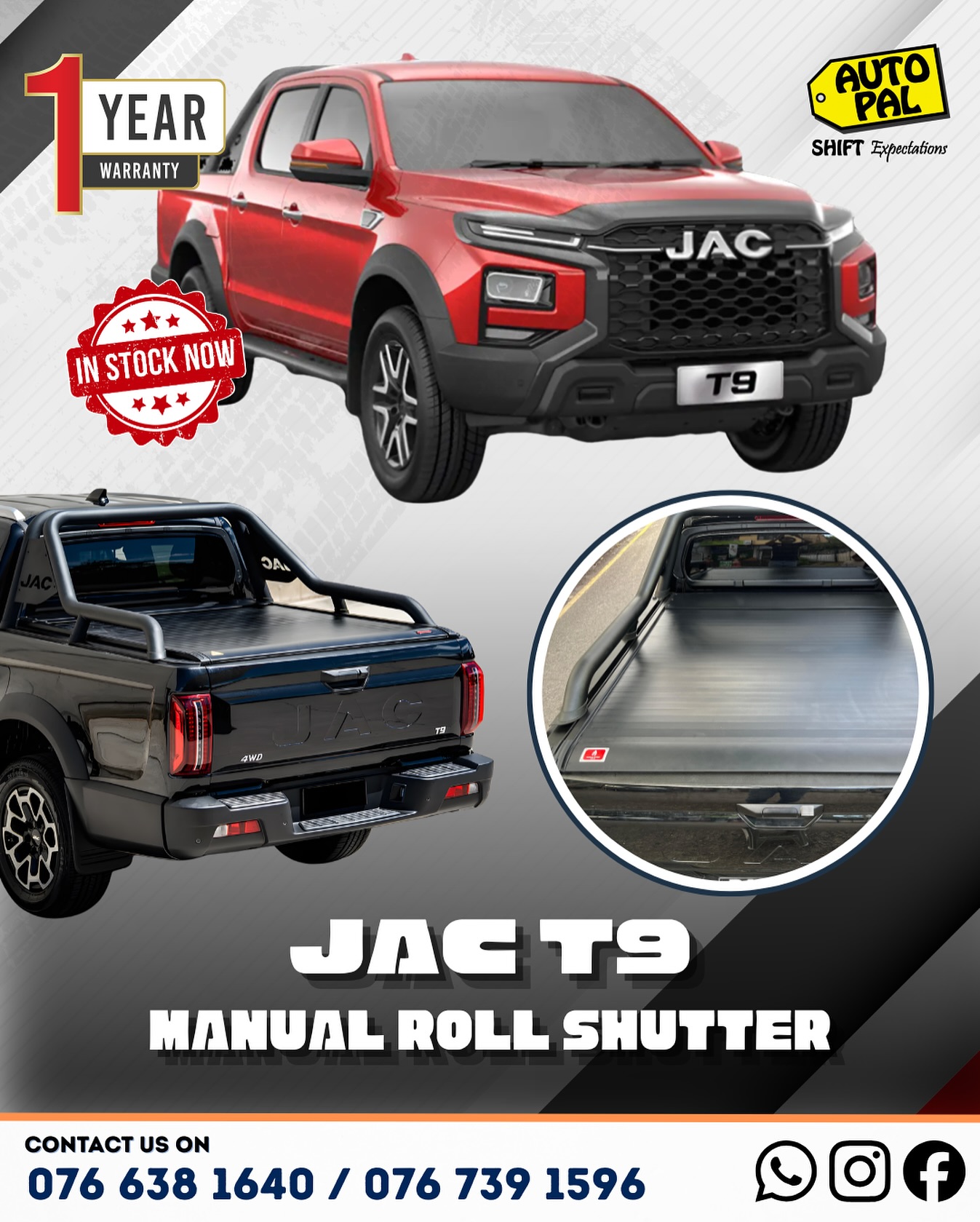 Auto - 🚨 JAC T9 Roll Shutter – Restocked! 🚨 Exciting news for JAC T9 ...