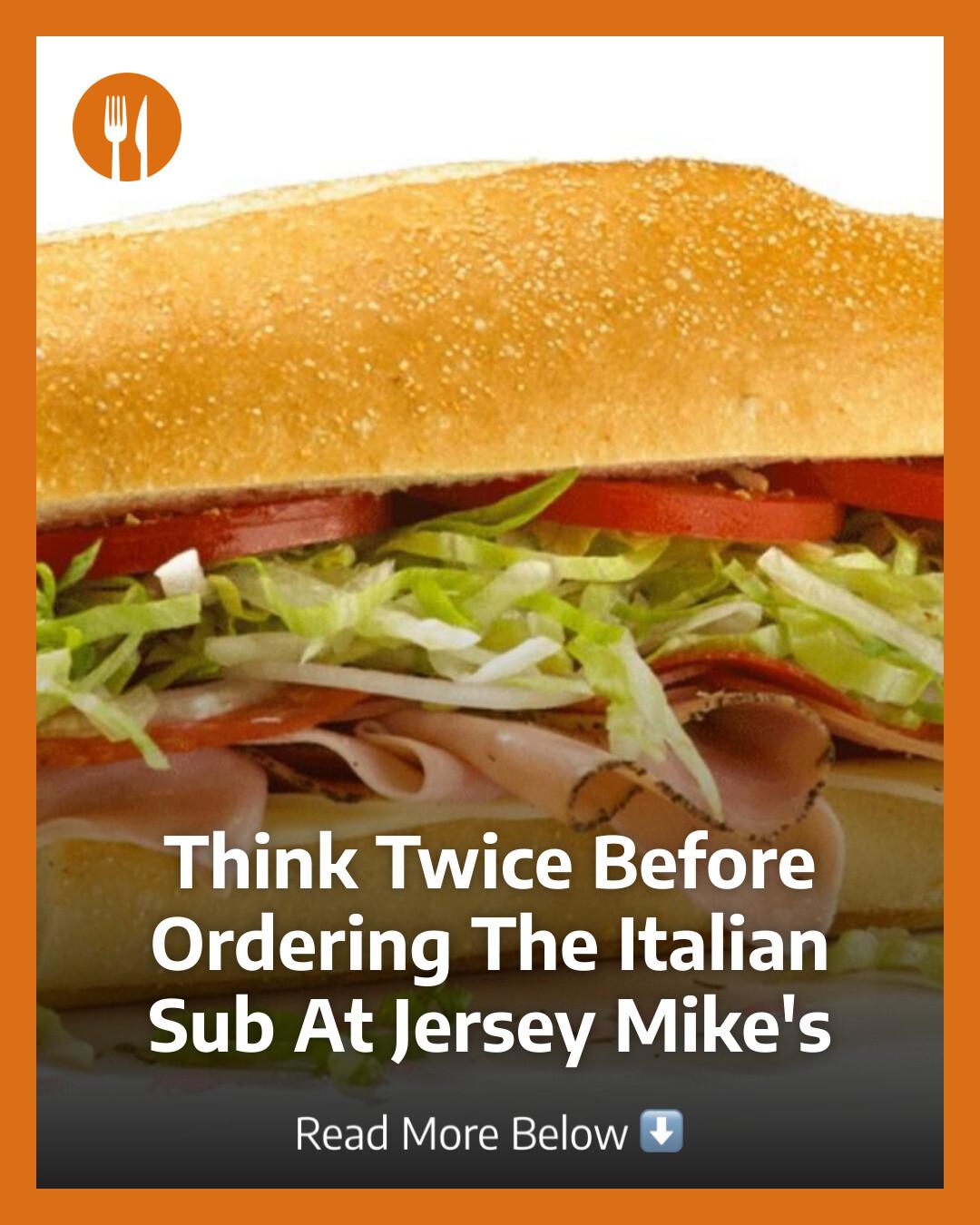 jersey mike's italian dressing sub tastes good and people tend to like it. Consider that the salt content boosts the sodium well above the recommended daily limit grin_au_wedding_guest_2_september_2026