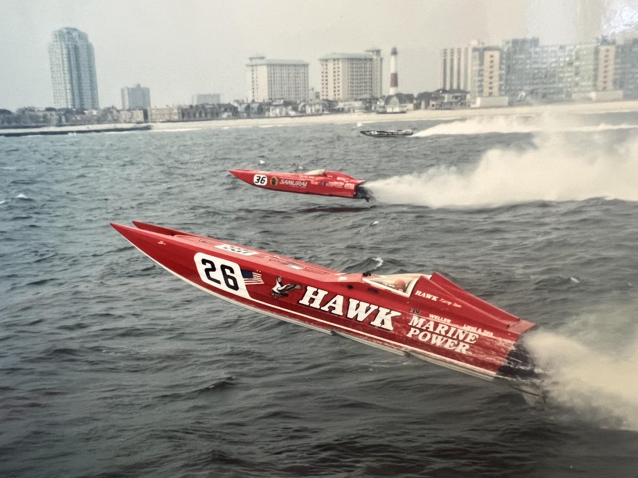 1989 Atlantic City NJ world championships 48' Jesse James superboat